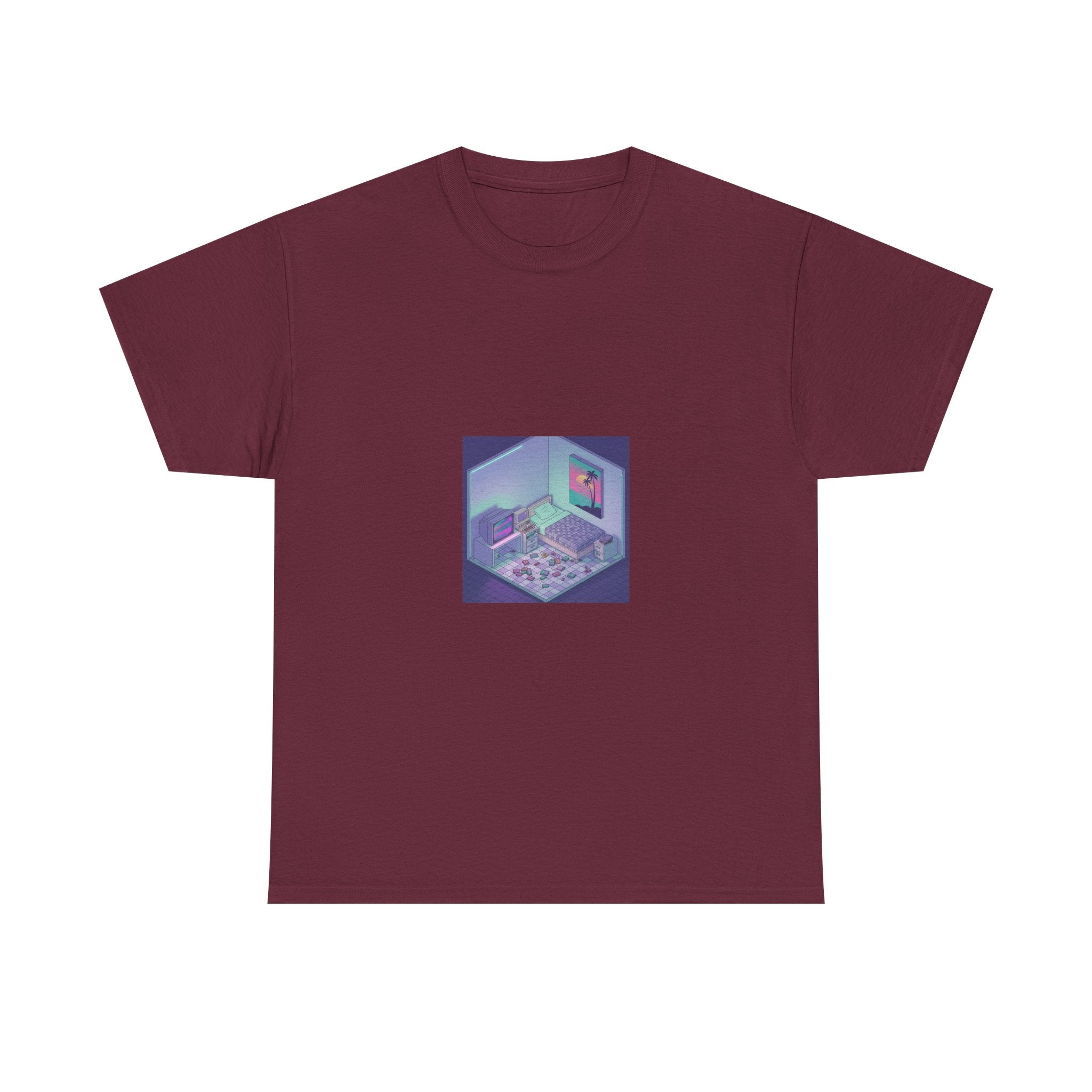 T-Shirt — Retro Vaporwave Computer Room Graphic Tee
