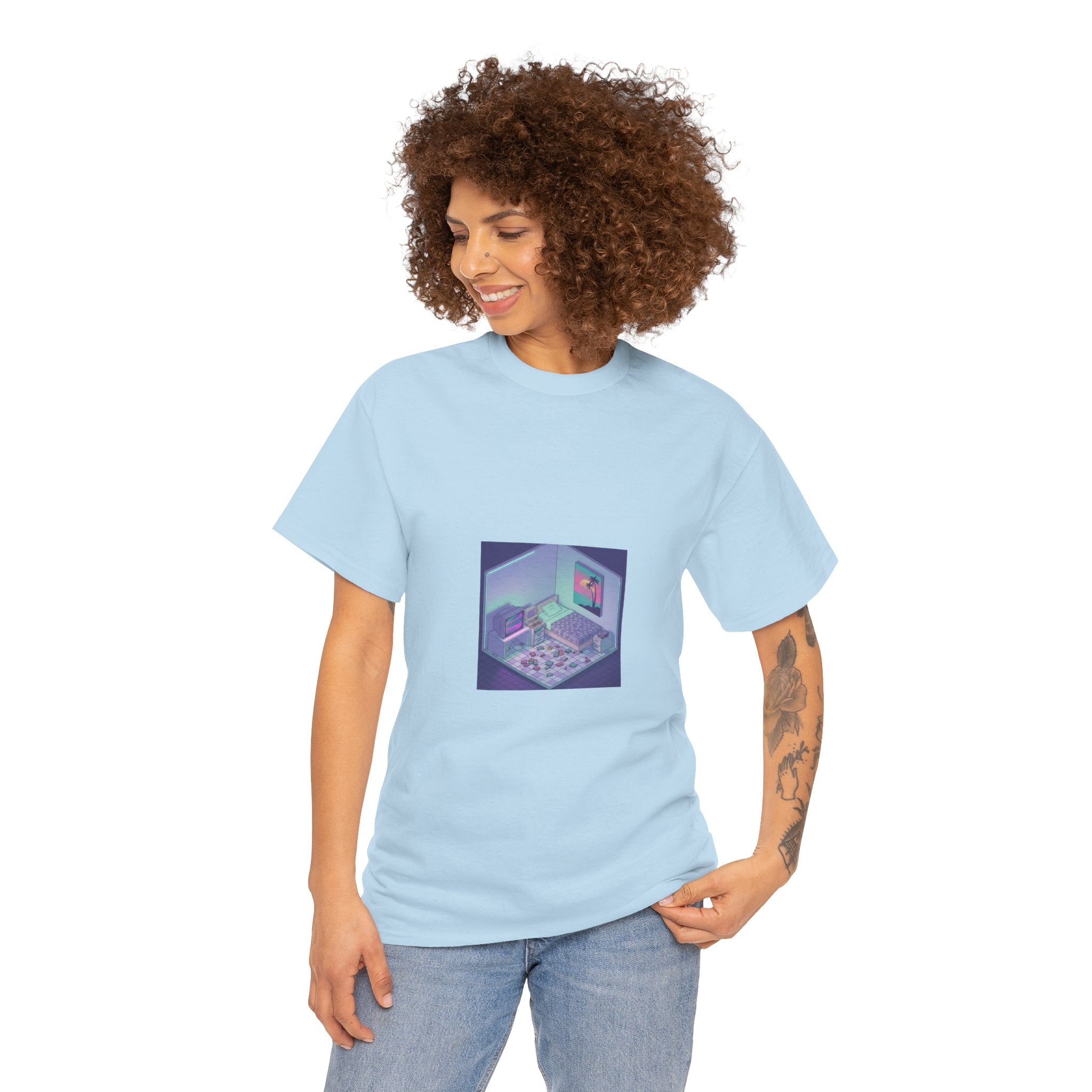 T-Shirt — Retro Vaporwave Computer Room Graphic Tee