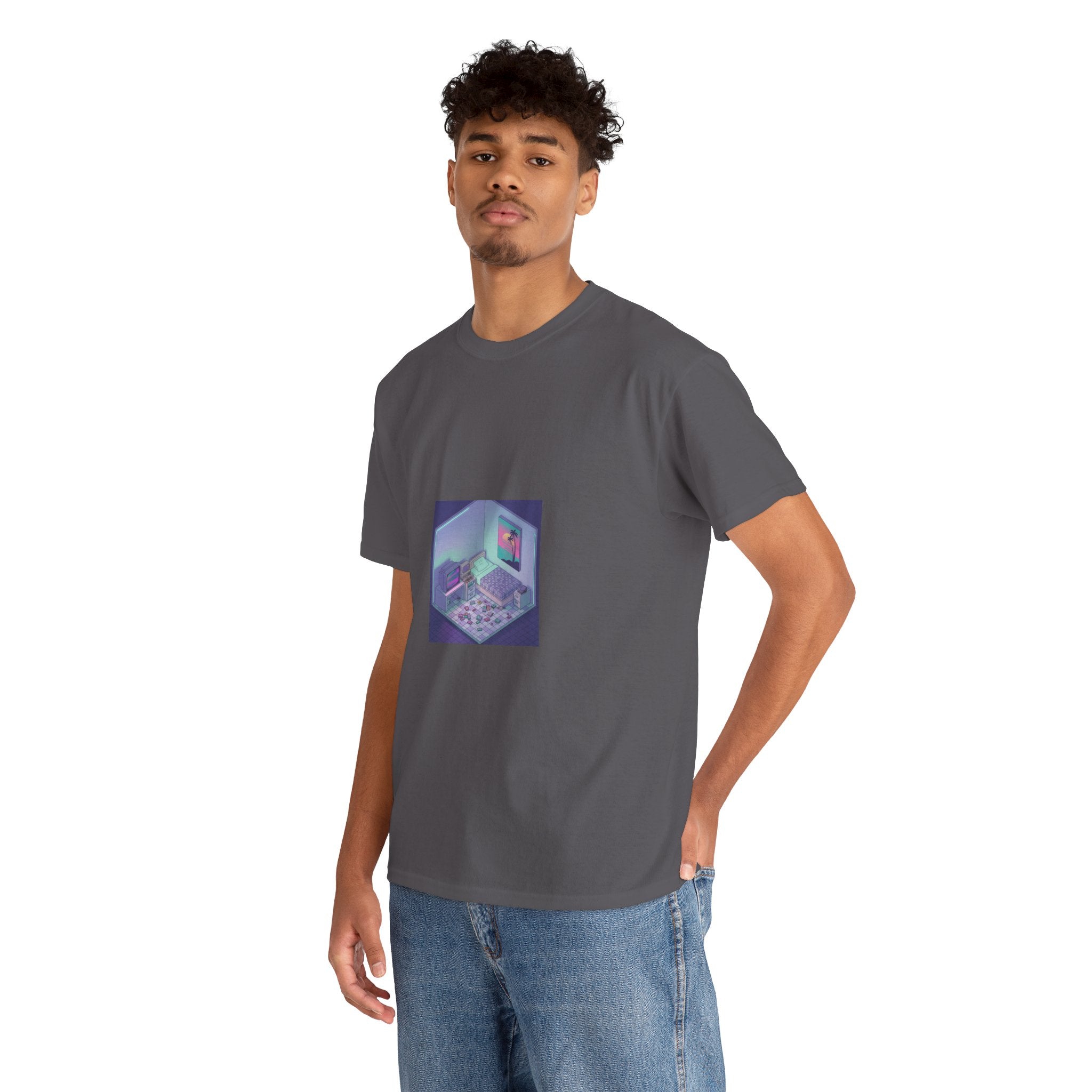 T-Shirt — Retro Vaporwave Computer Room Graphic Tee