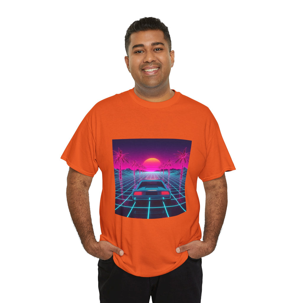 Retro Sunset Drive Tee - Vaporwave 80s Synthwave Car T-Shirt