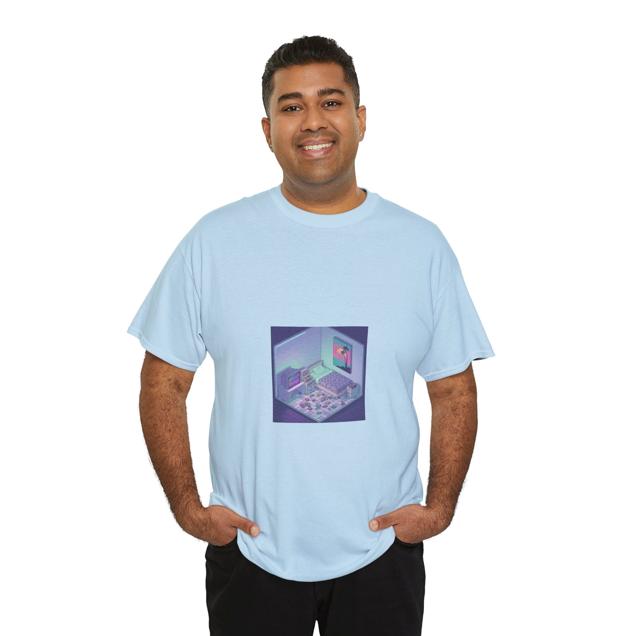 T-Shirt — Retro Vaporwave Computer Room Graphic Tee