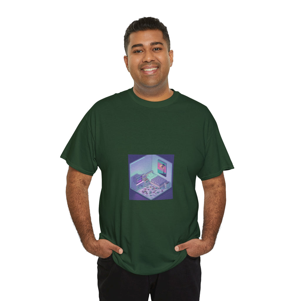 T-Shirt — Retro Vaporwave Computer Room Graphic Tee