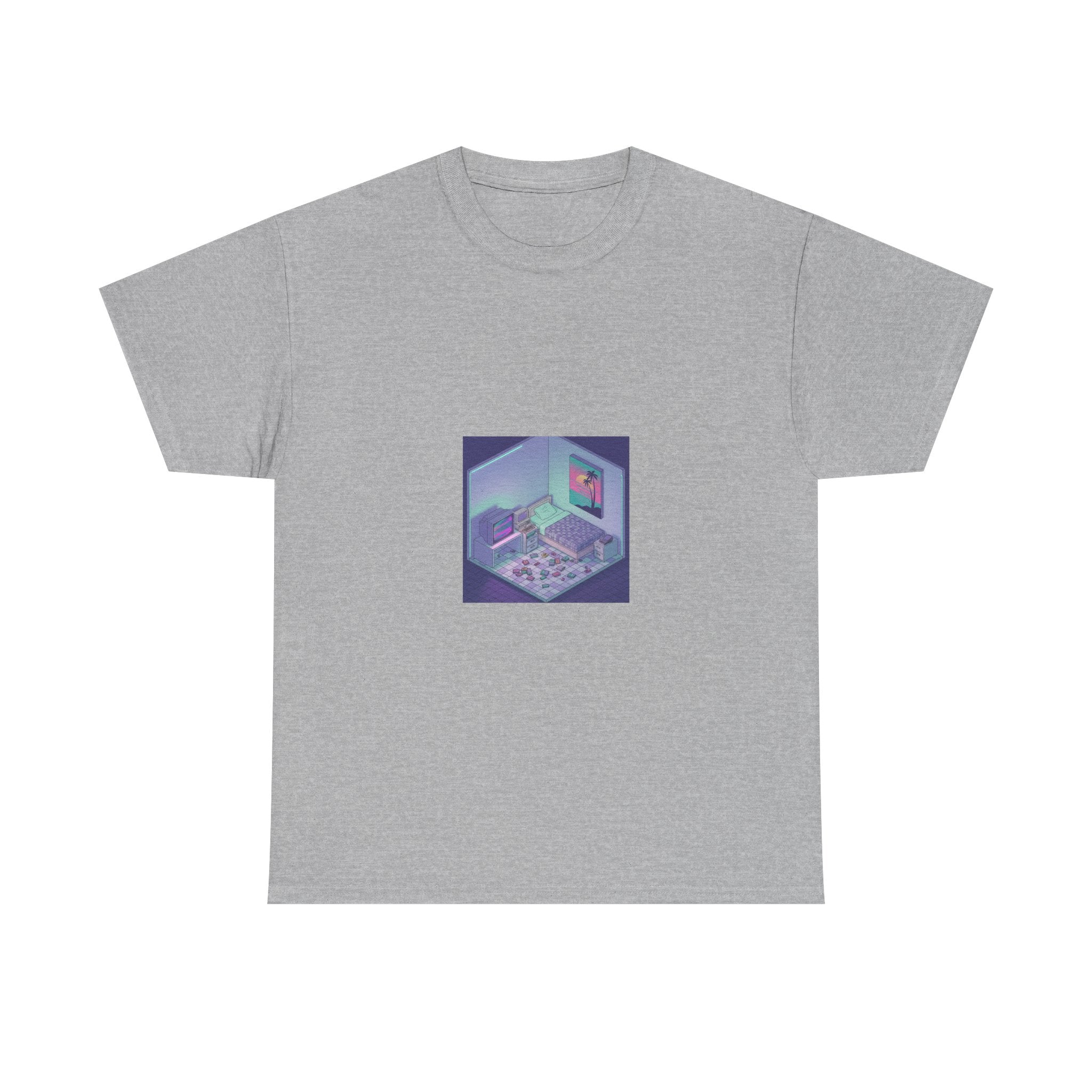 T-Shirt — Retro Vaporwave Computer Room Graphic Tee