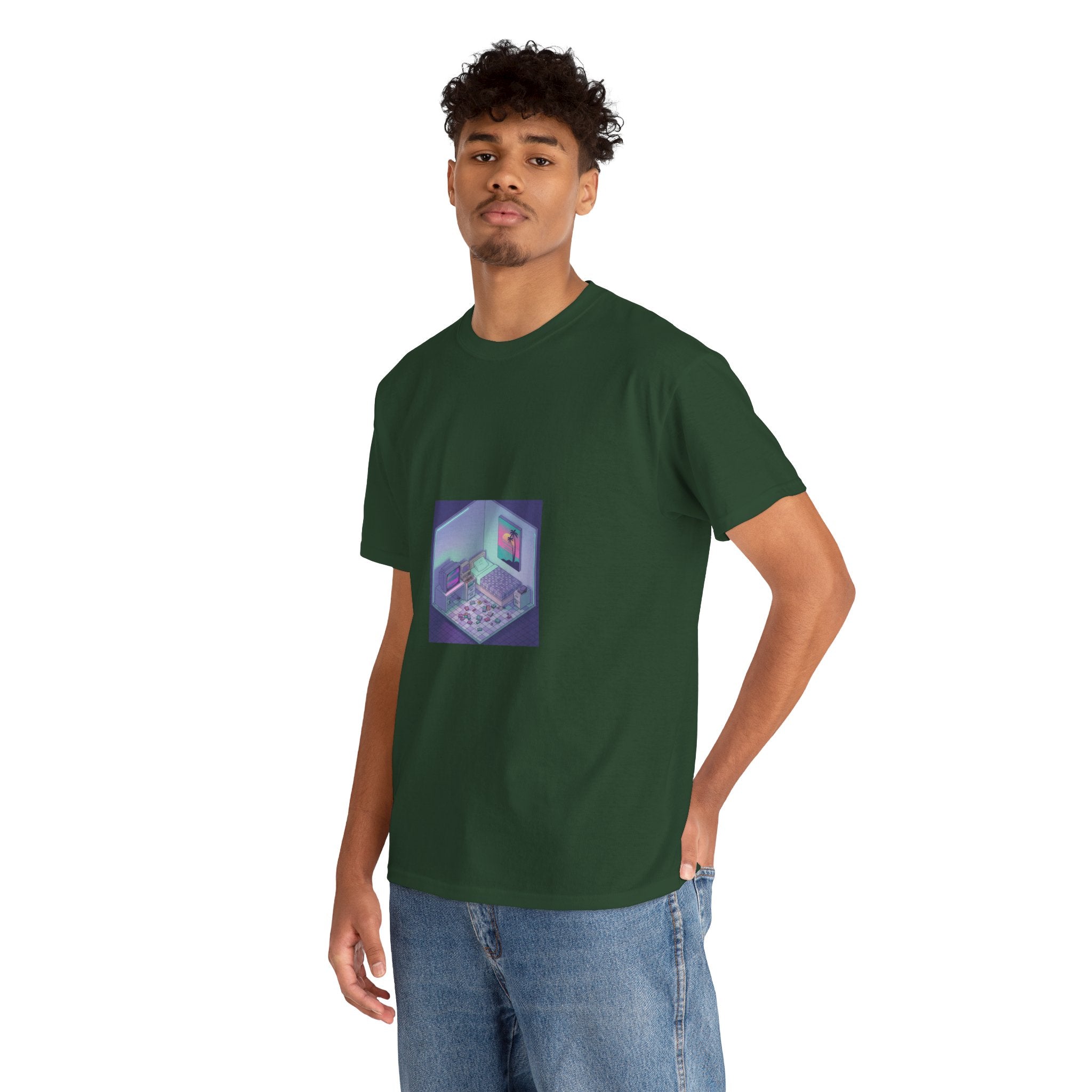 T-Shirt — Retro Vaporwave Computer Room Graphic Tee