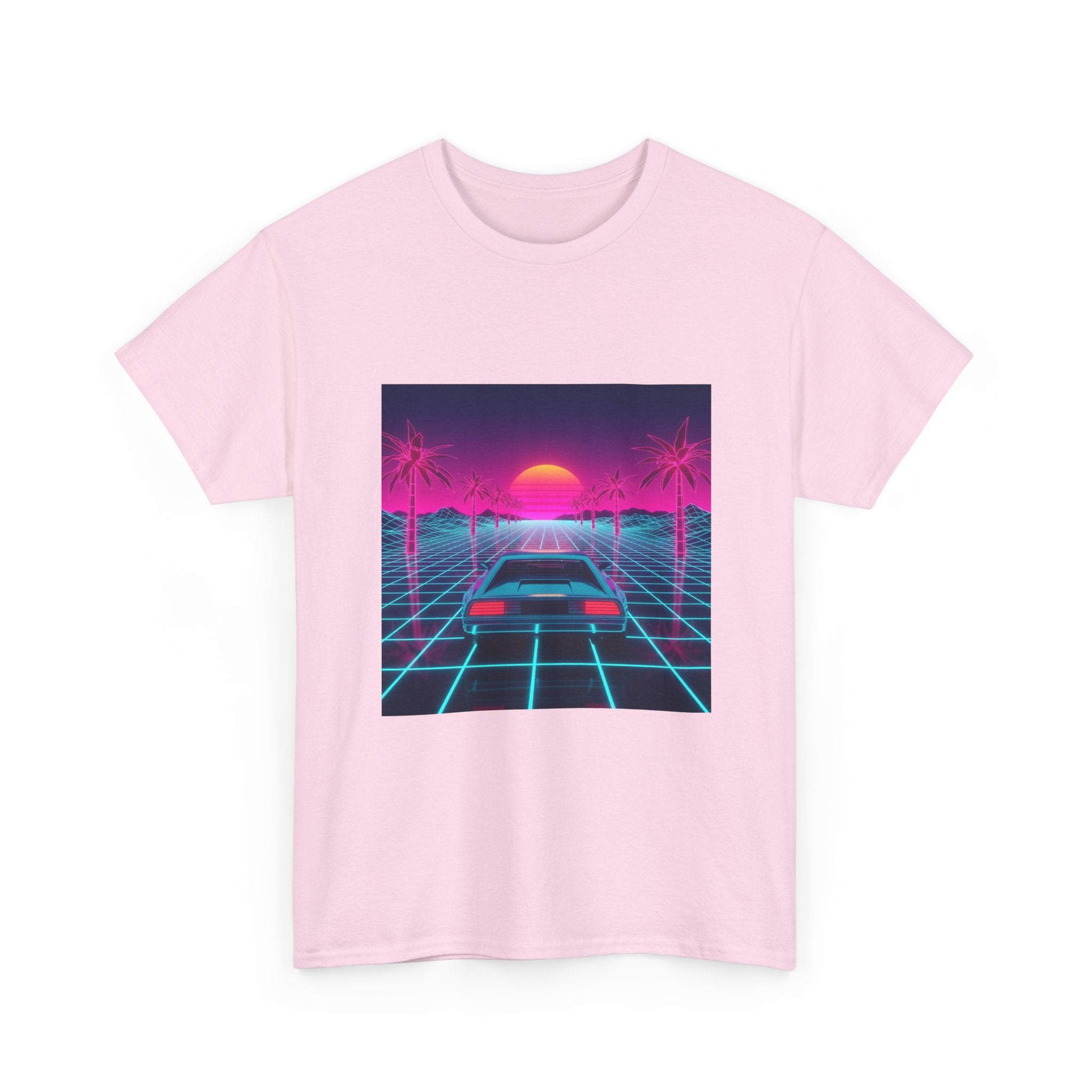 Retro Sunset Drive Tee - Vaporwave 80s Synthwave Car T-Shirt