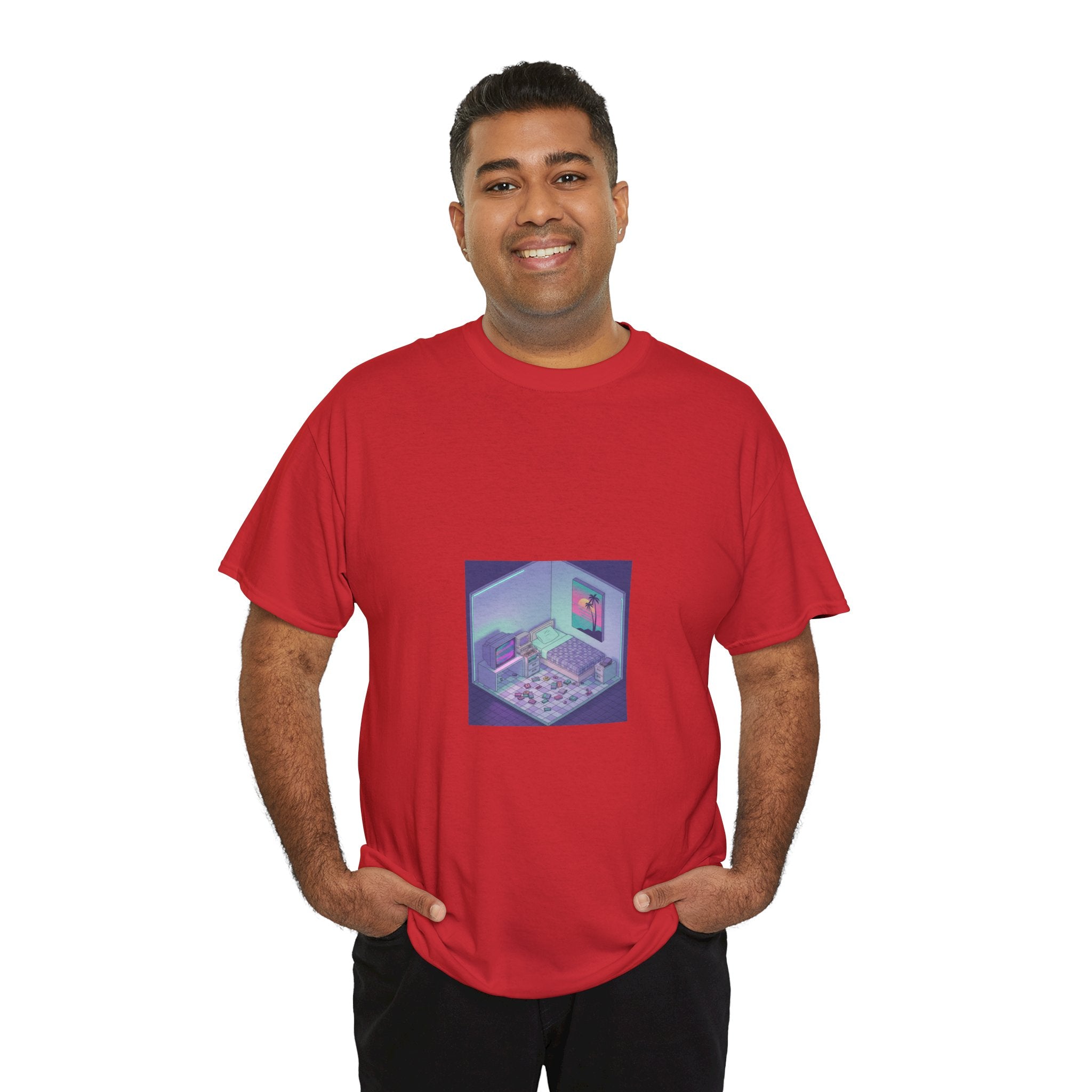 T-Shirt — Retro Vaporwave Computer Room Graphic Tee