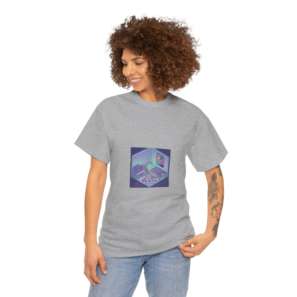 T-Shirt — Retro Vaporwave Computer Room Graphic Tee