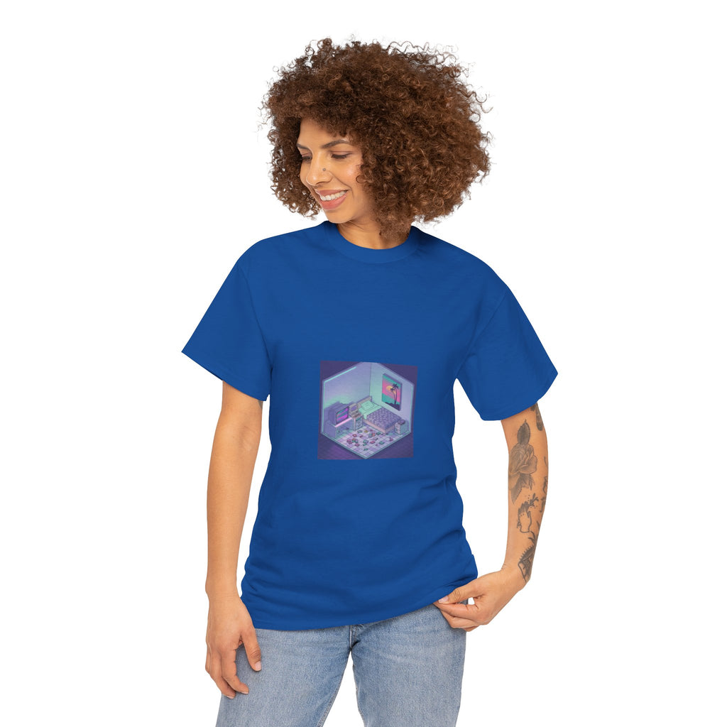 T-Shirt — Retro Vaporwave Computer Room Graphic Tee