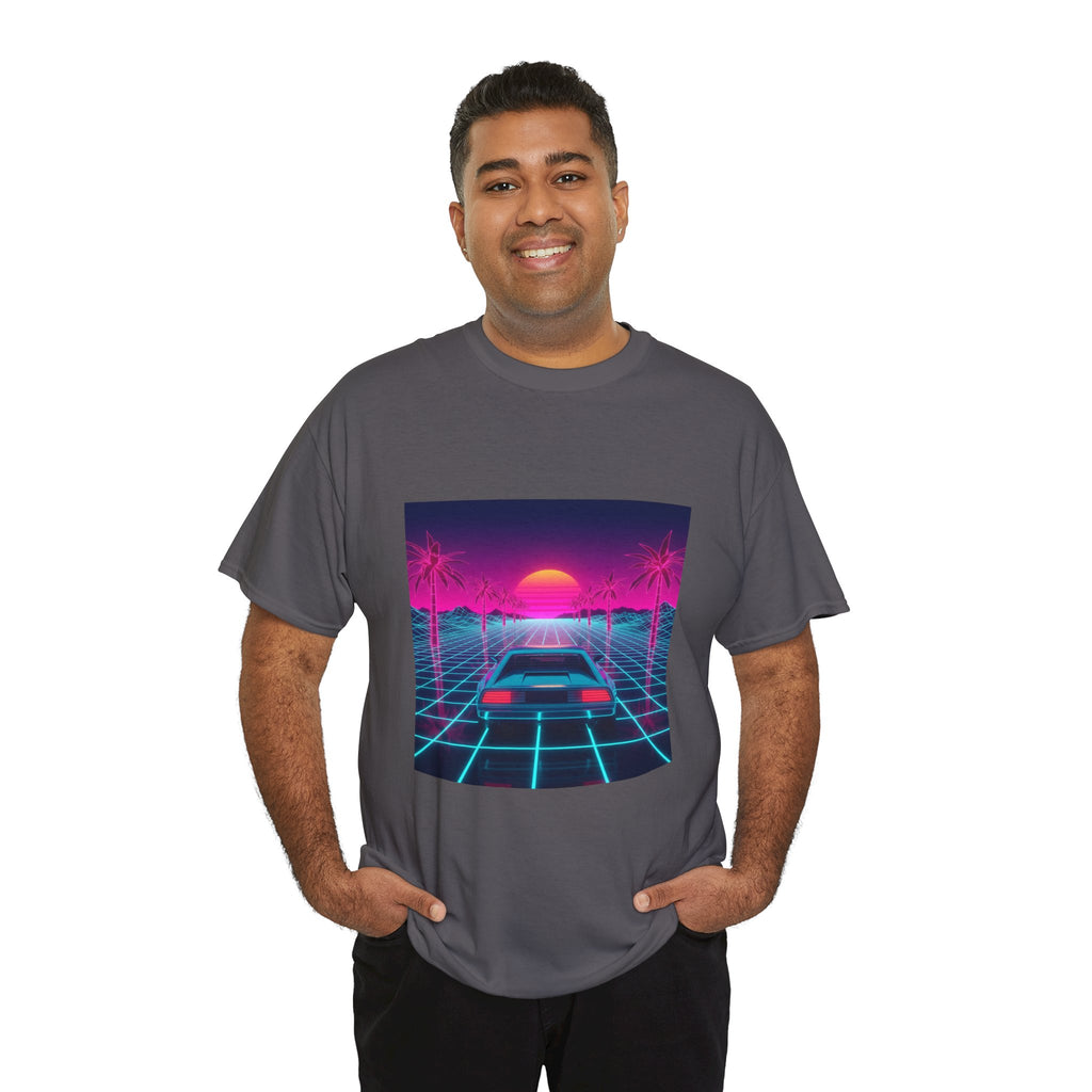 Retro Sunset Drive Tee - Vaporwave 80s Synthwave Car T-Shirt