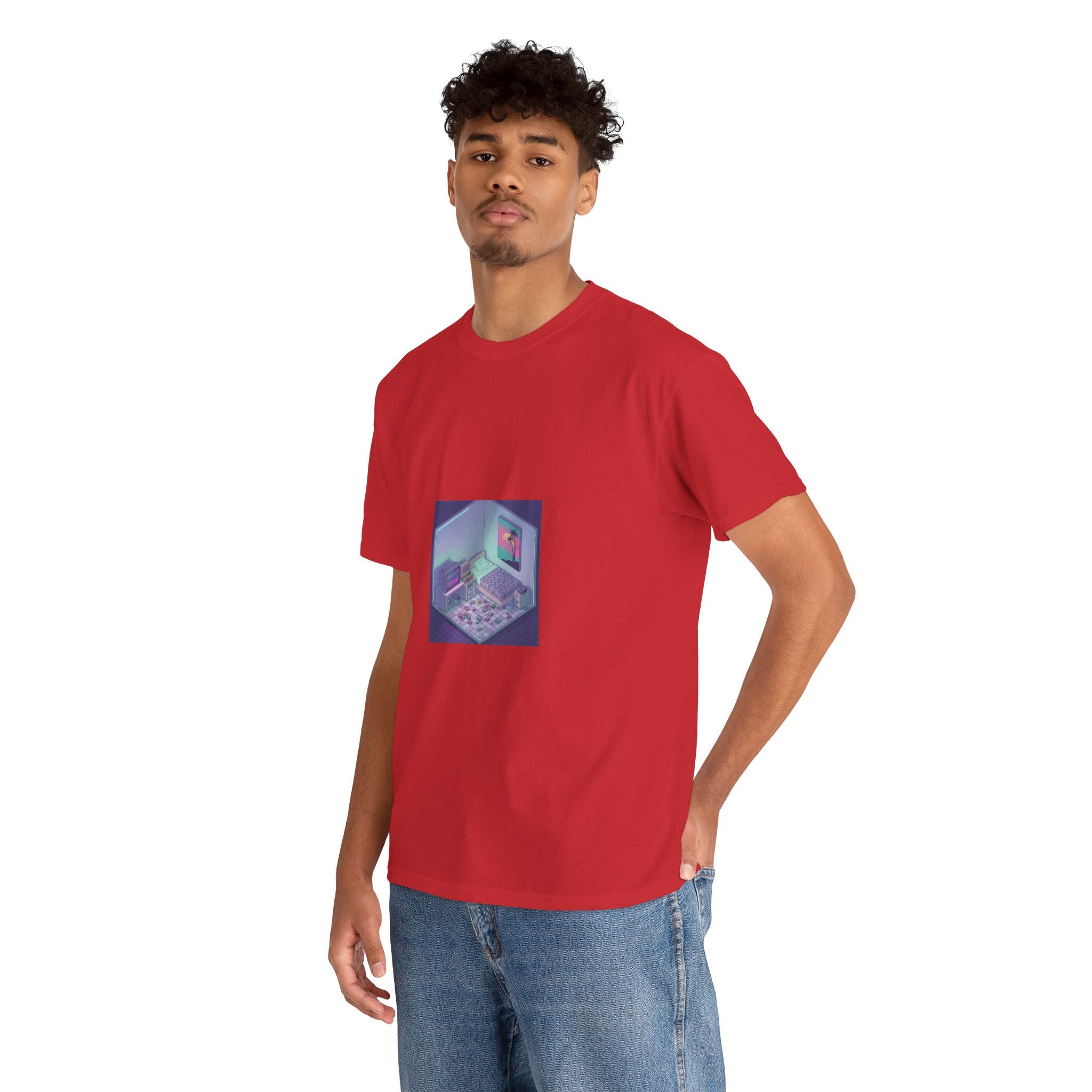T-Shirt — Retro Vaporwave Computer Room Graphic Tee