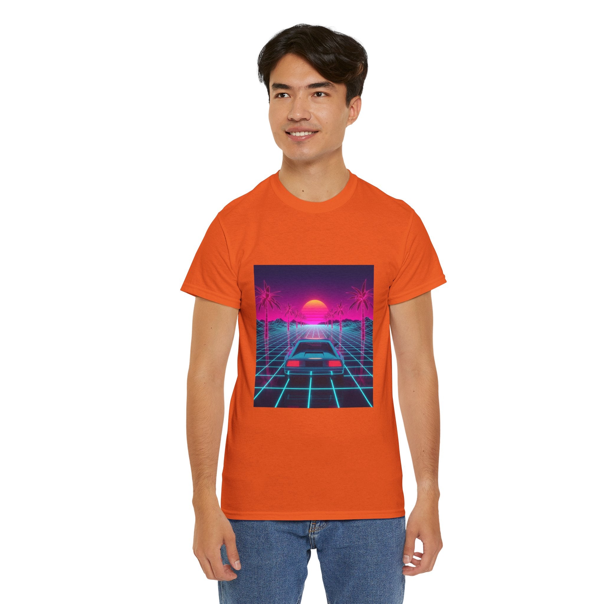Retro Sunset Drive Tee - Vaporwave 80s Synthwave Car T-Shirt