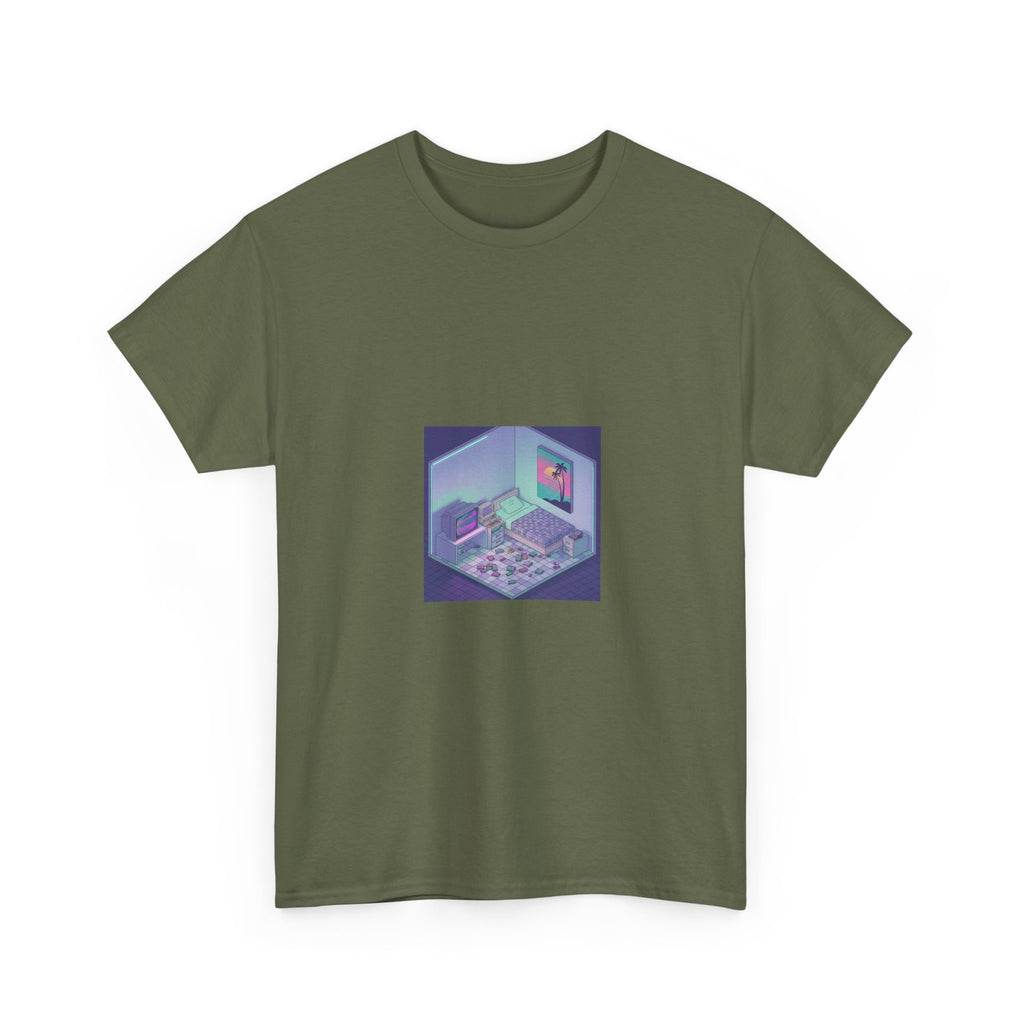 T-Shirt — Retro Vaporwave Computer Room Graphic Tee