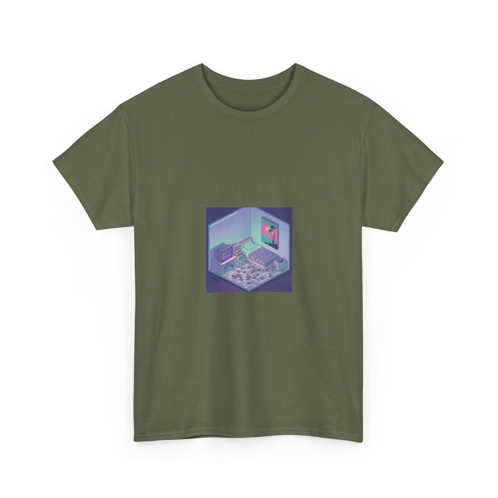 T-Shirt — Retro Vaporwave Computer Room Graphic Tee