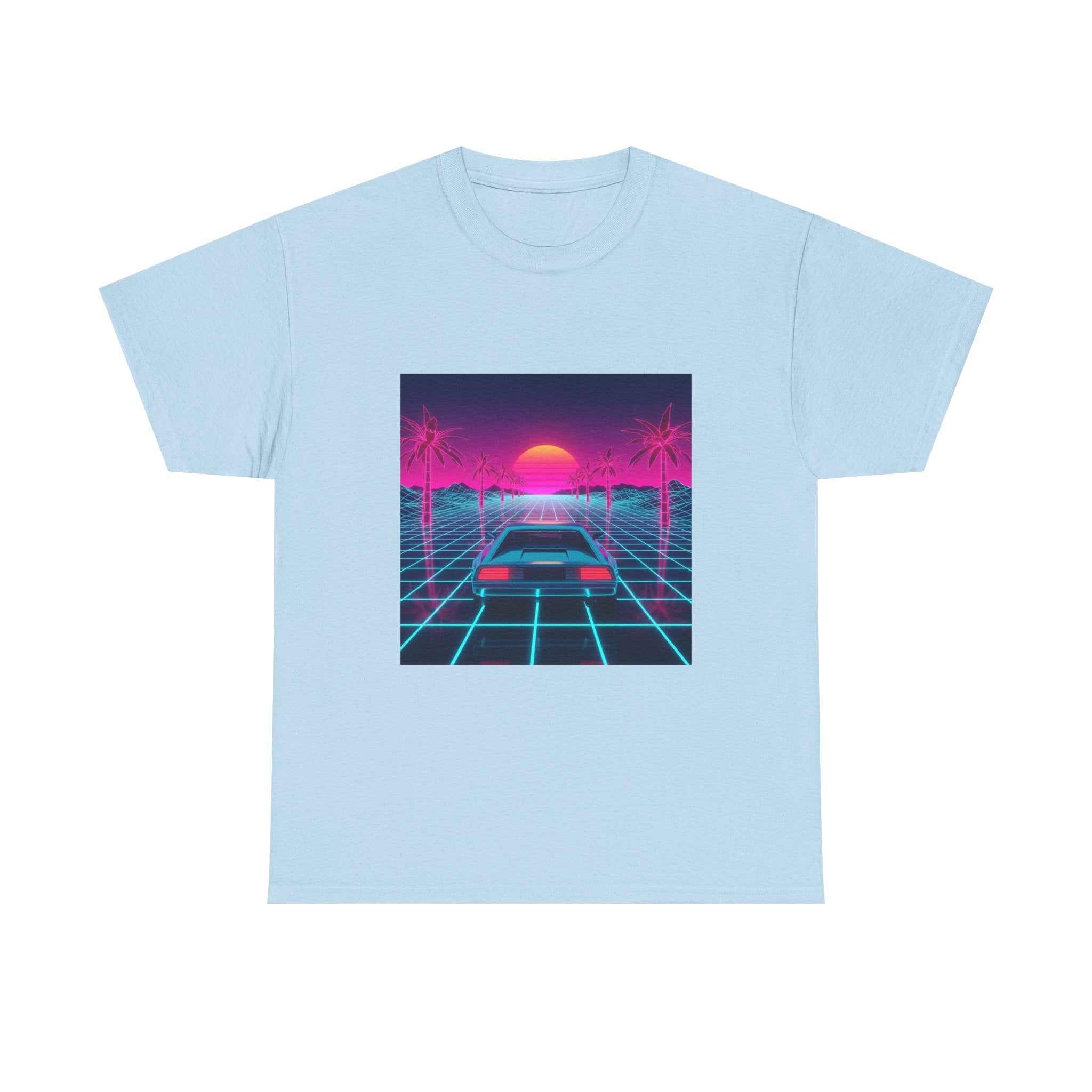 Retro Sunset Drive Tee - Vaporwave 80s Synthwave Car T-Shirt