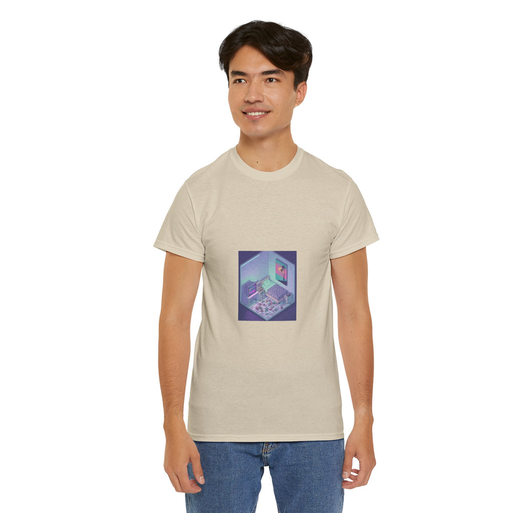 T-Shirt — Retro Vaporwave Computer Room Graphic Tee