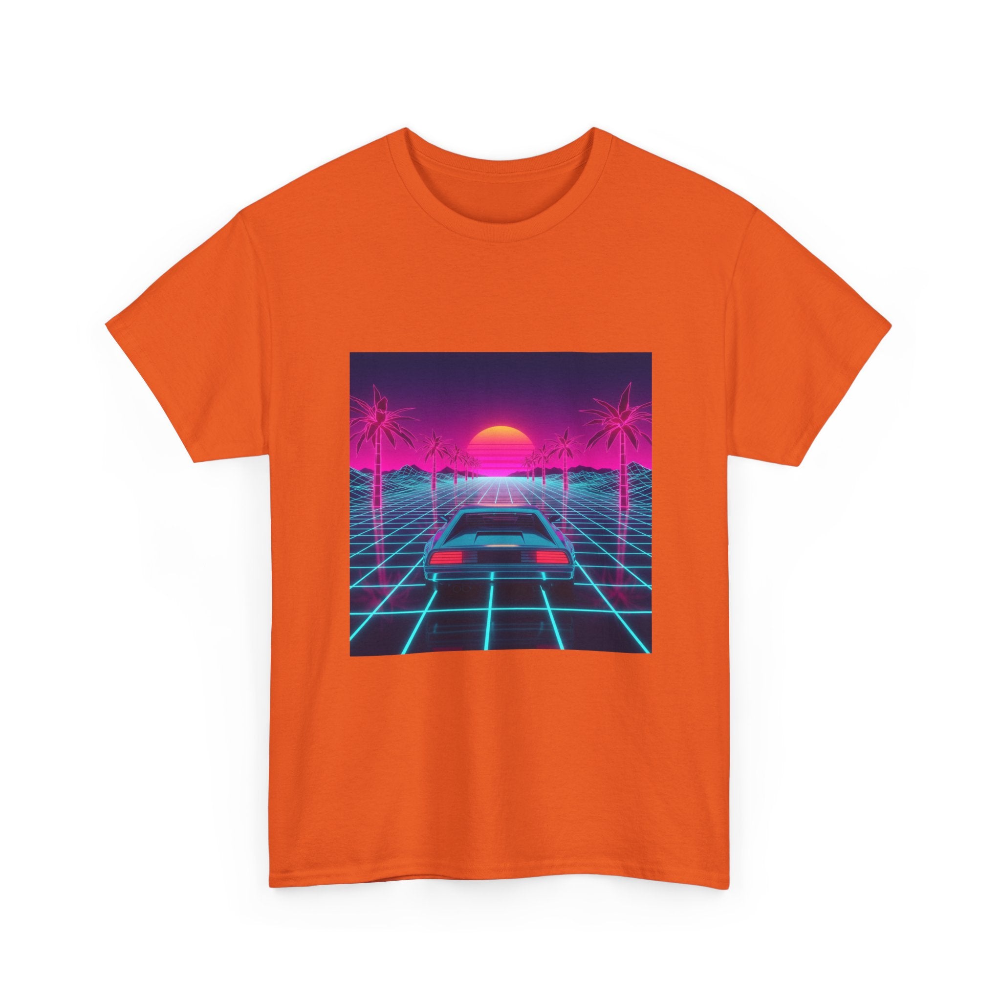 Retro Sunset Drive Tee - Vaporwave 80s Synthwave Car T-Shirt
