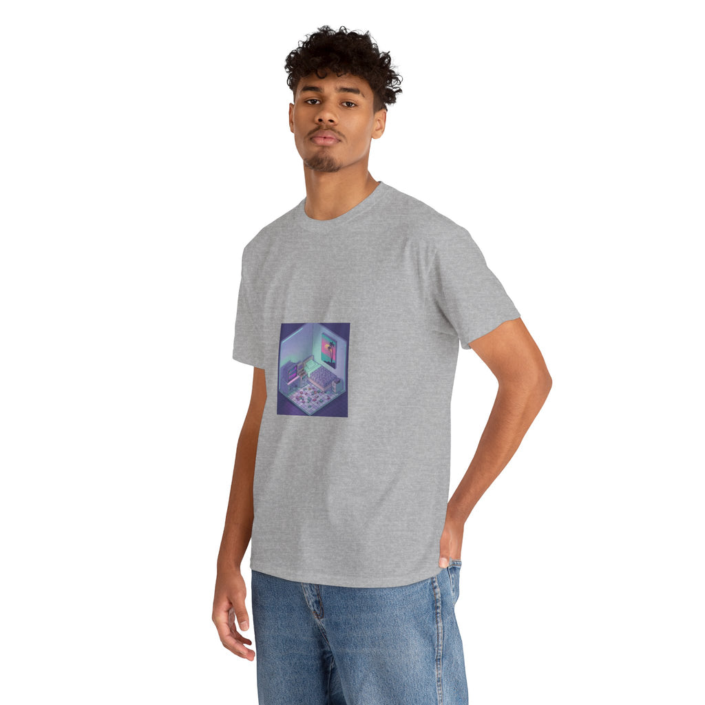 T-Shirt — Retro Vaporwave Computer Room Graphic Tee
