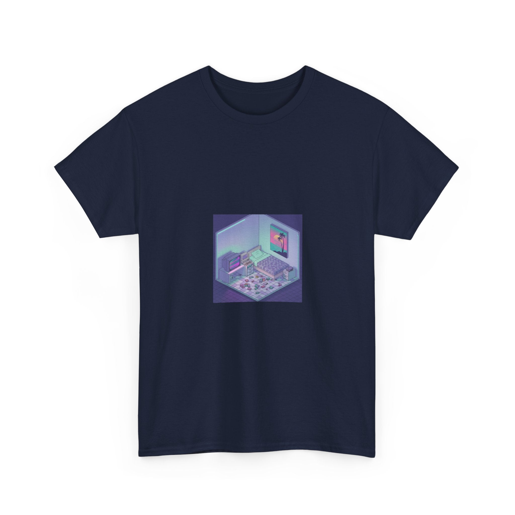 T-Shirt — Retro Vaporwave Computer Room Graphic Tee