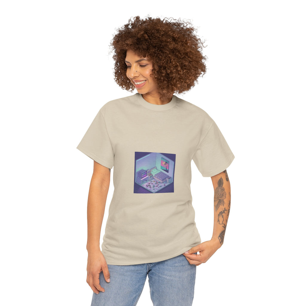 T-Shirt — Retro Vaporwave Computer Room Graphic Tee