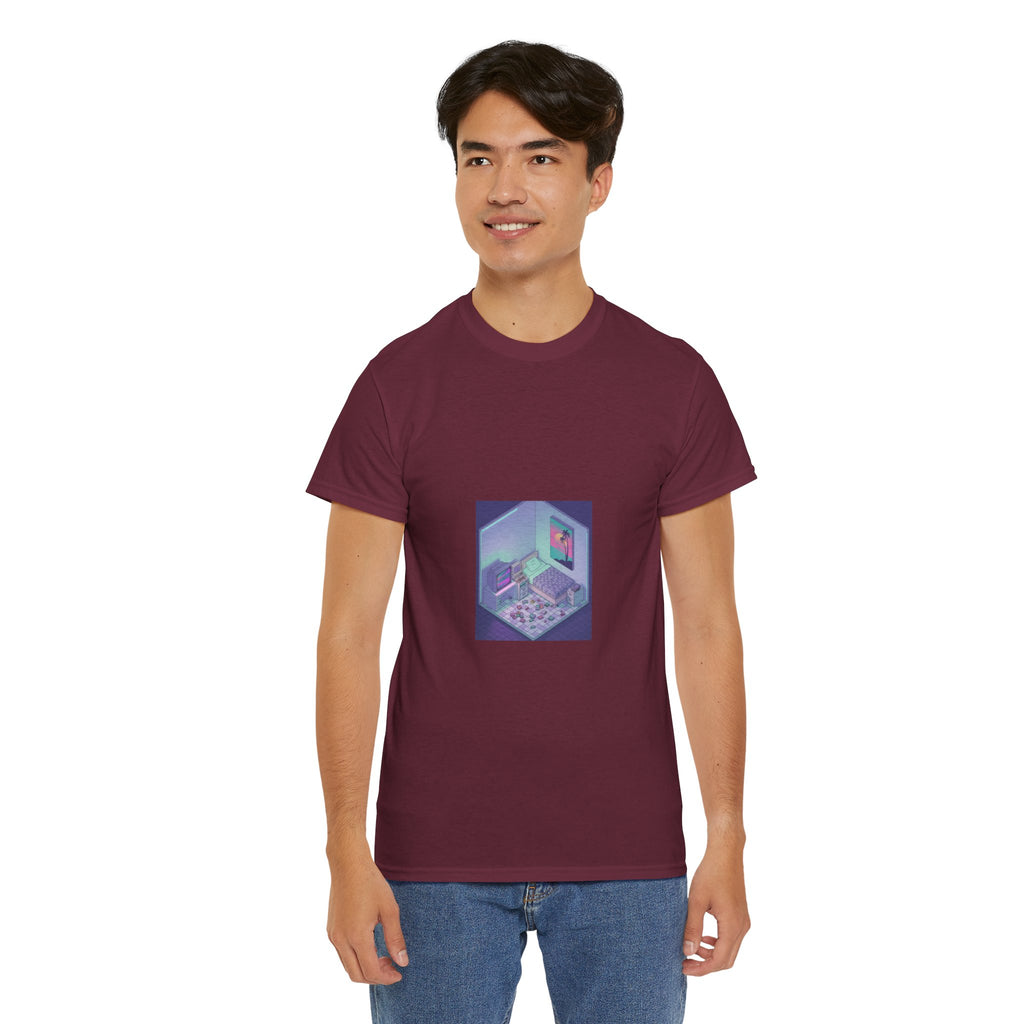 T-Shirt — Retro Vaporwave Computer Room Graphic Tee