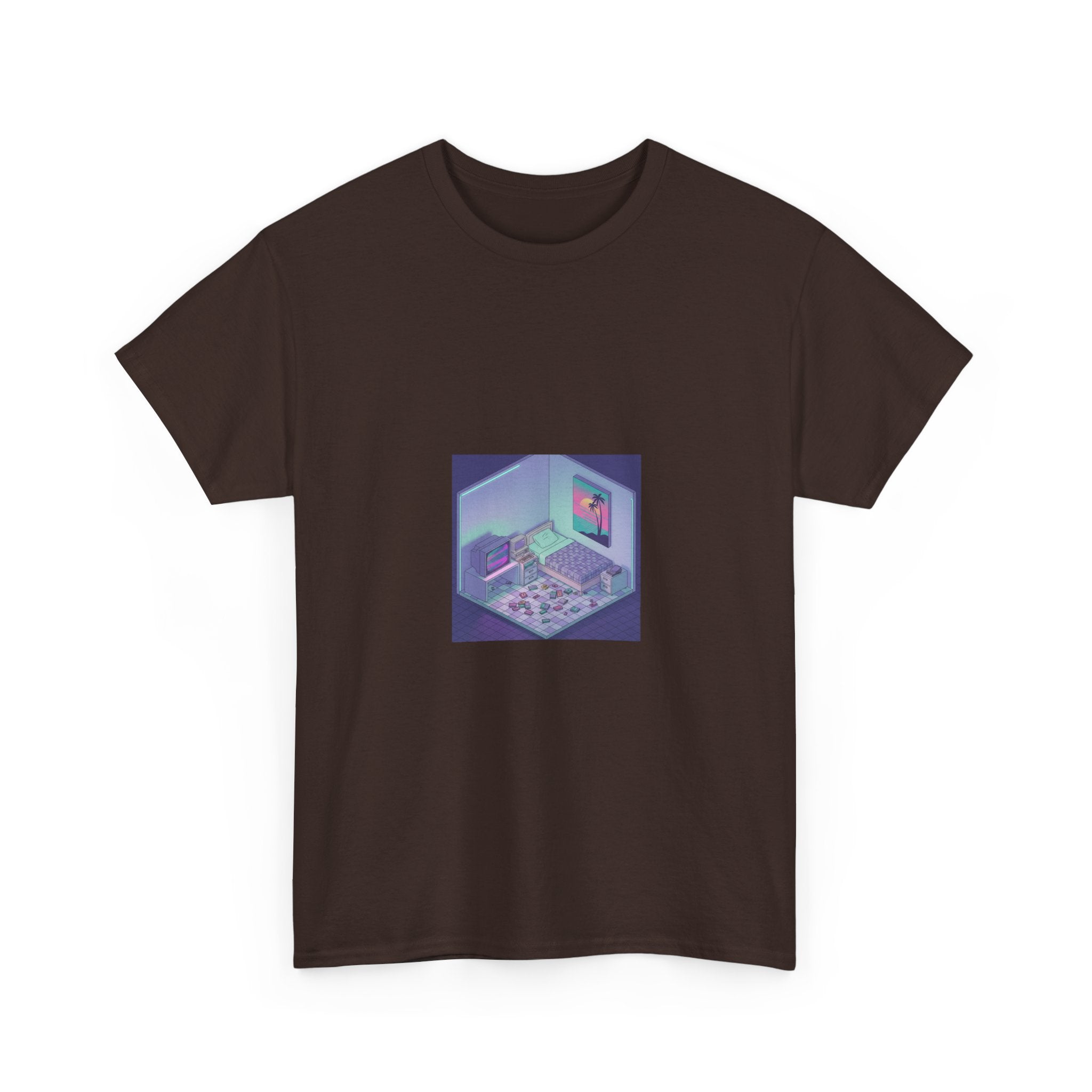 T-Shirt — Retro Vaporwave Computer Room Graphic Tee