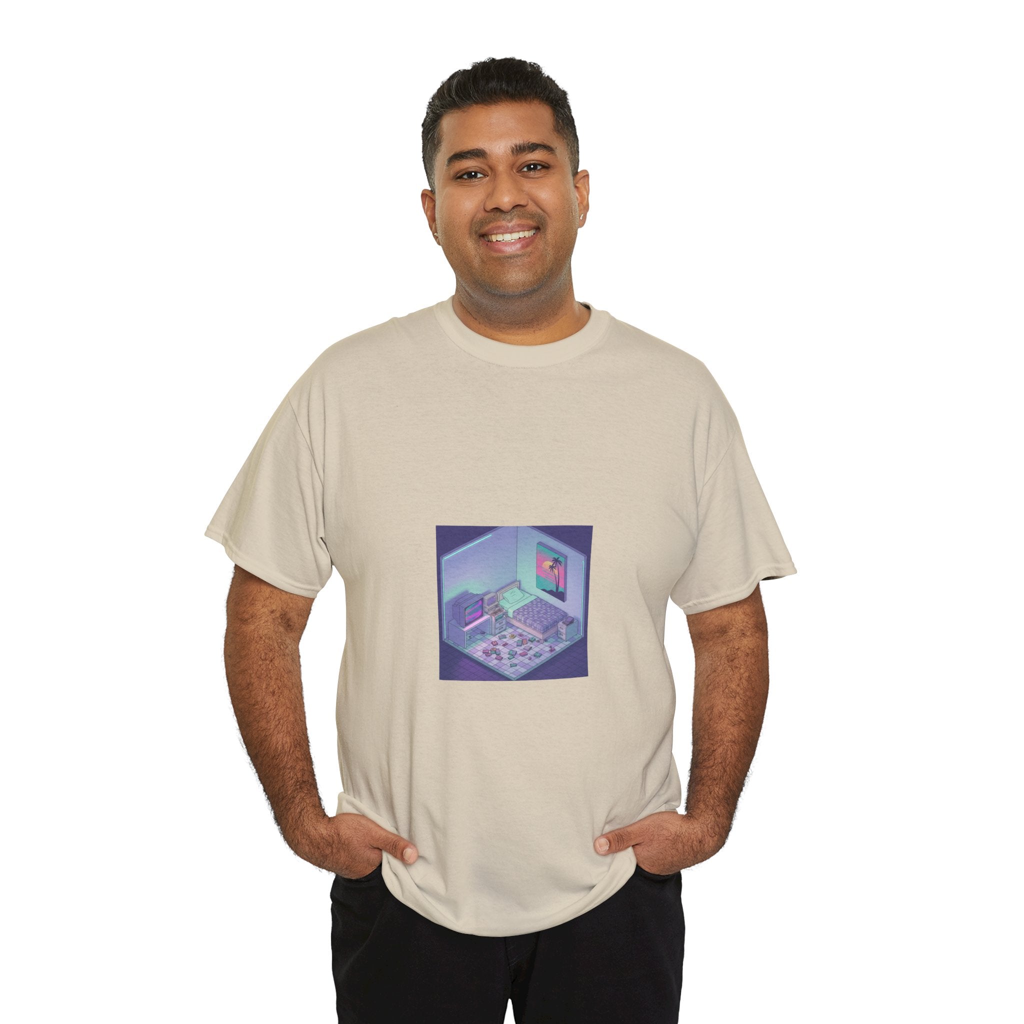 T-Shirt — Retro Vaporwave Computer Room Graphic Tee