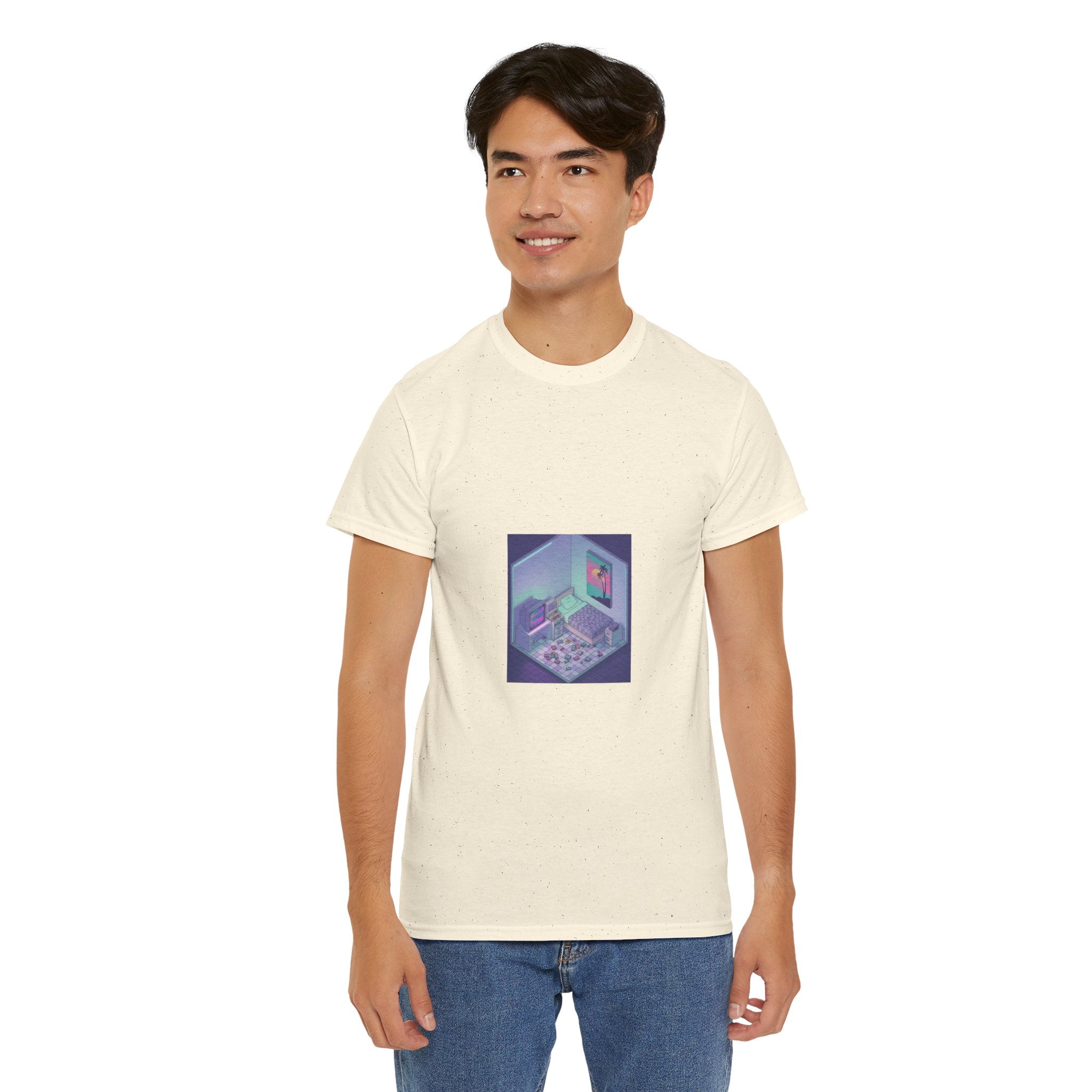 T-Shirt — Retro Vaporwave Computer Room Graphic Tee