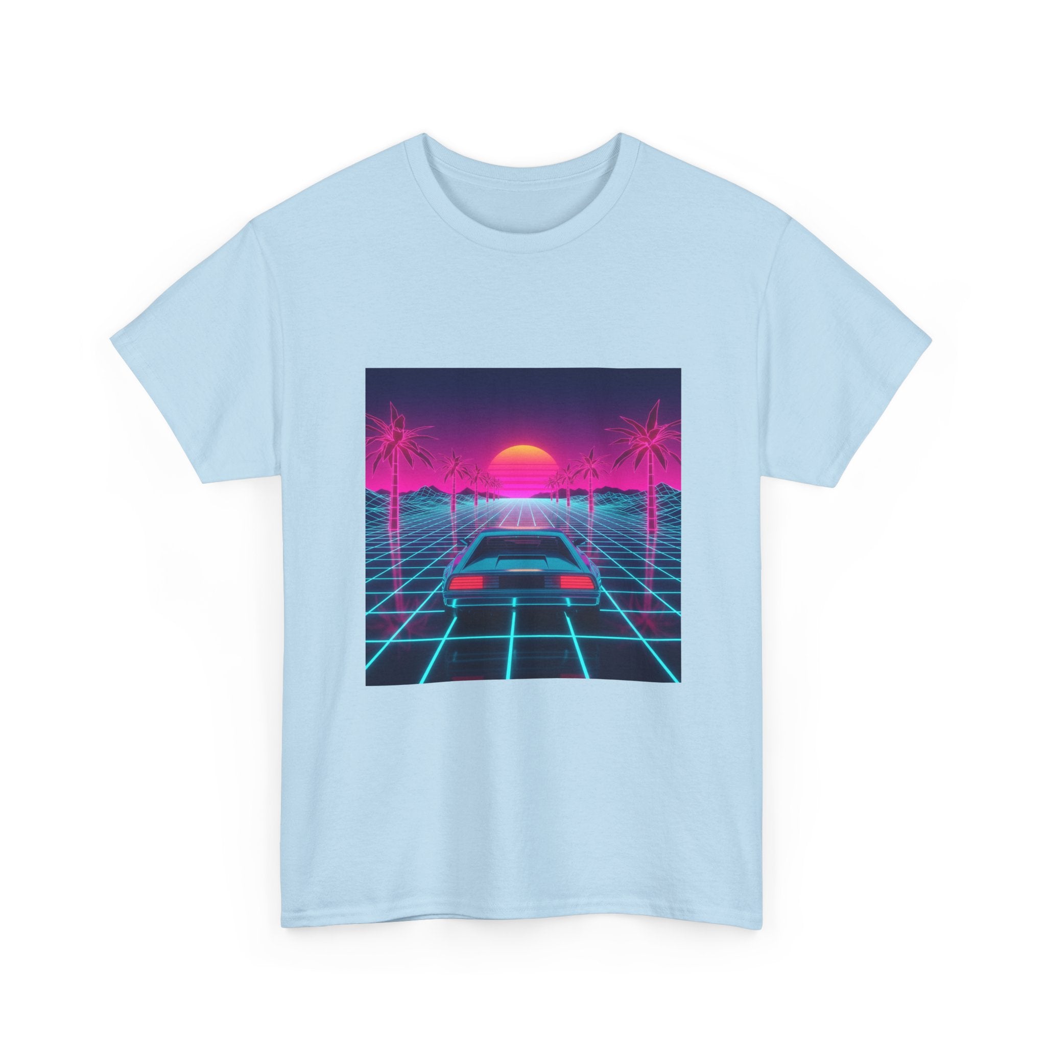 Retro Sunset Drive Tee - Vaporwave 80s Synthwave Car T-Shirt