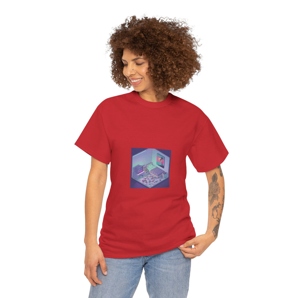 T-Shirt — Retro Vaporwave Computer Room Graphic Tee