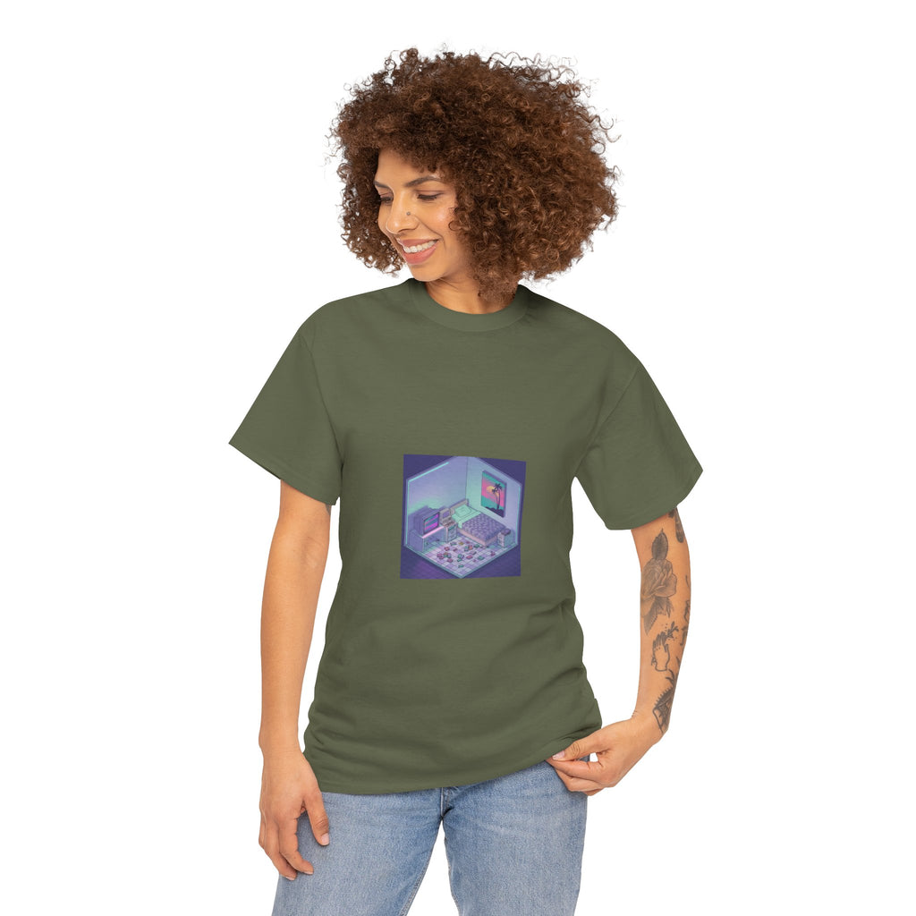 T-Shirt — Retro Vaporwave Computer Room Graphic Tee