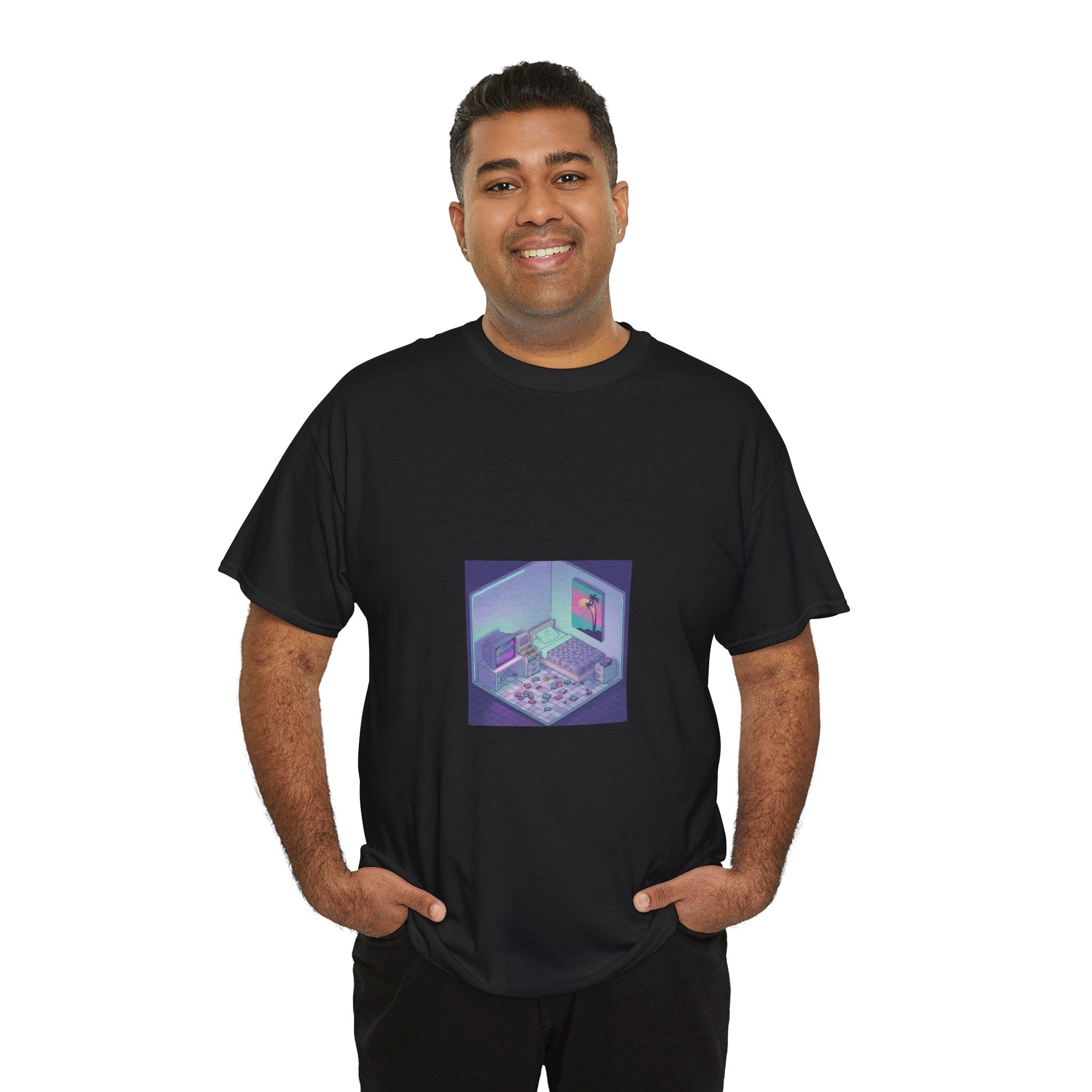 T-Shirt — Retro Vaporwave Computer Room Graphic Tee