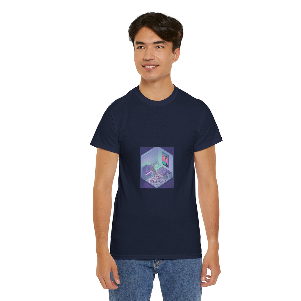 T-Shirt — Retro Vaporwave Computer Room Graphic Tee