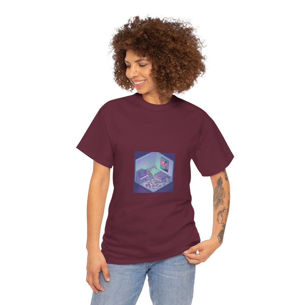 T-Shirt — Retro Vaporwave Computer Room Graphic Tee