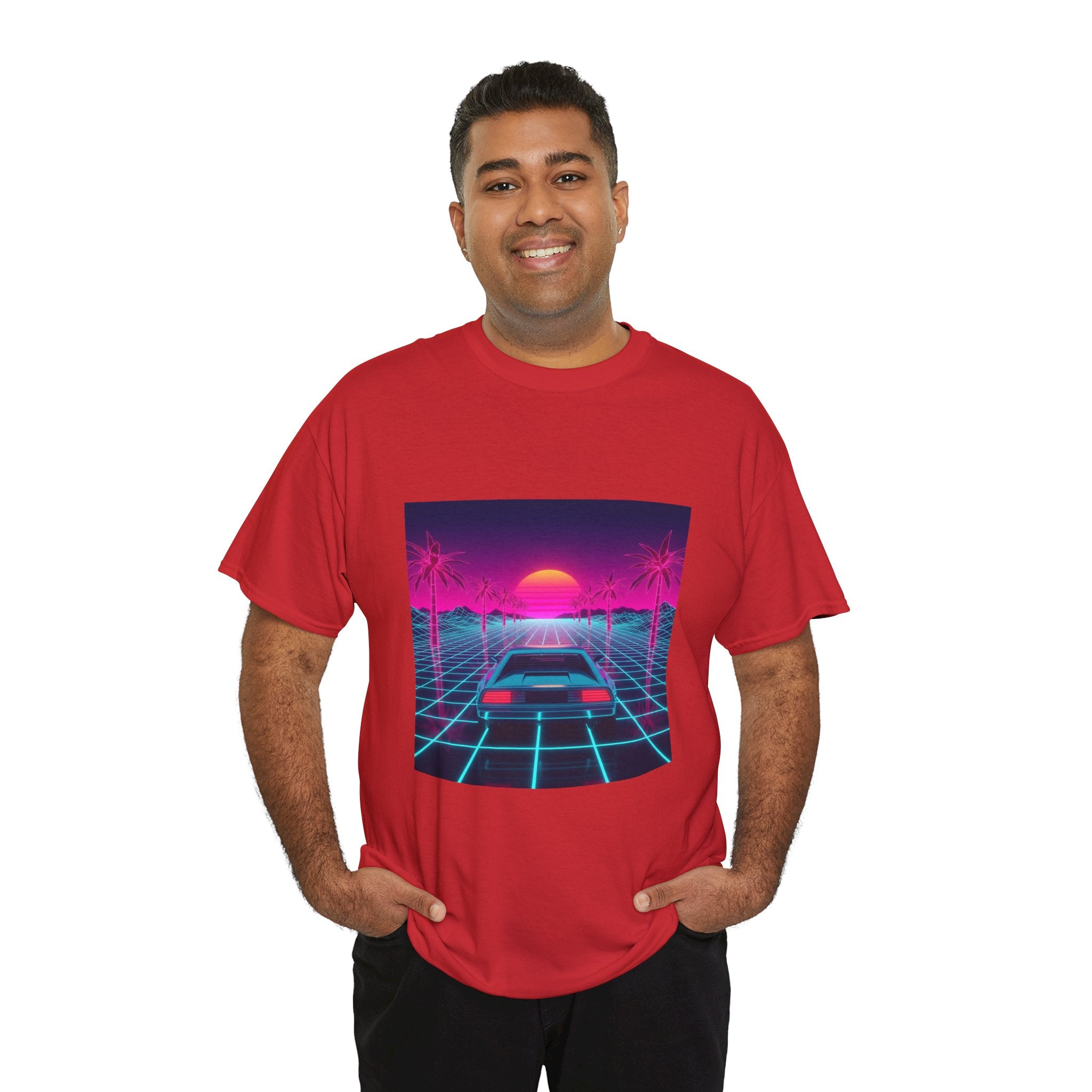 Retro Sunset Drive Tee - Vaporwave 80s Synthwave Car T-Shirt