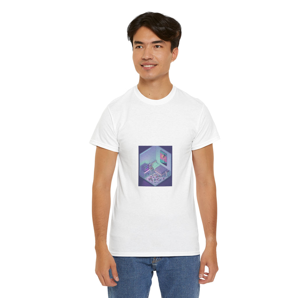 T-Shirt — Retro Vaporwave Computer Room Graphic Tee