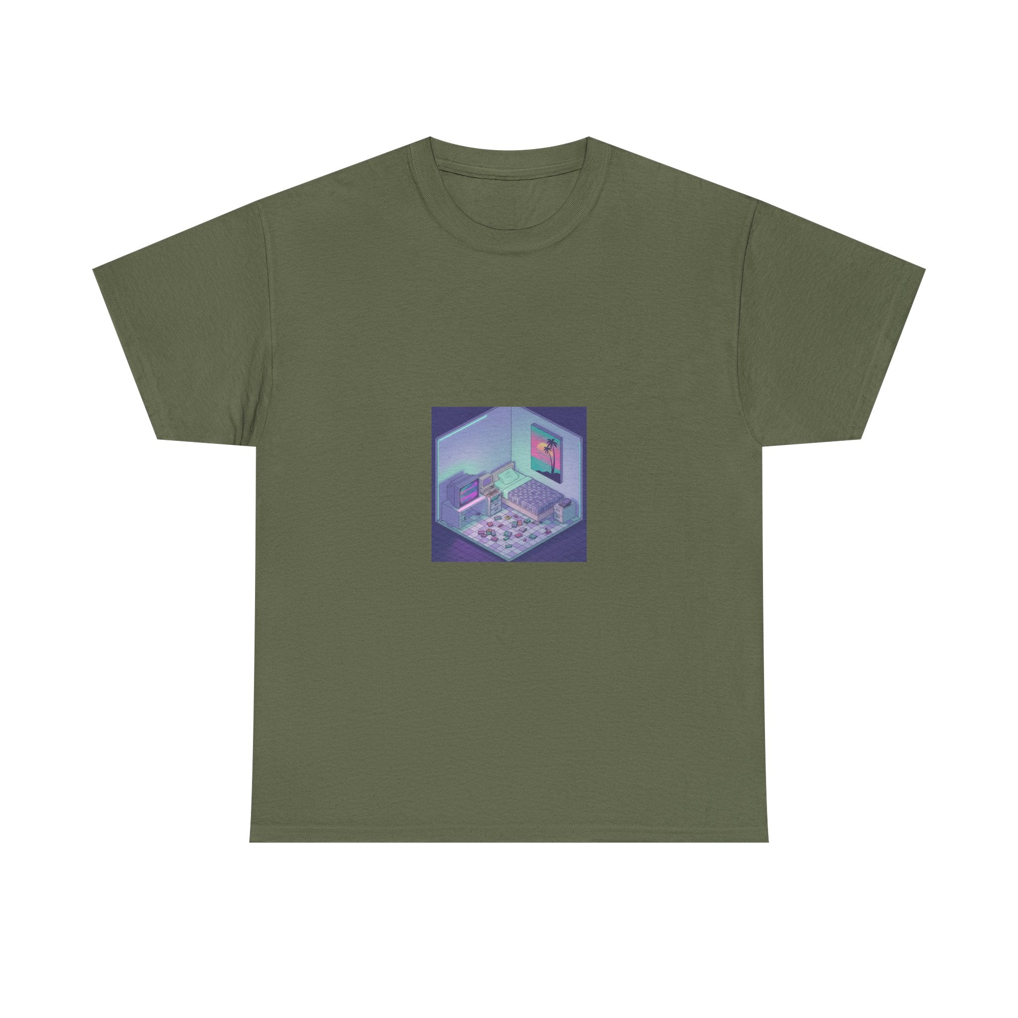 T-Shirt — Retro Vaporwave Computer Room Graphic Tee