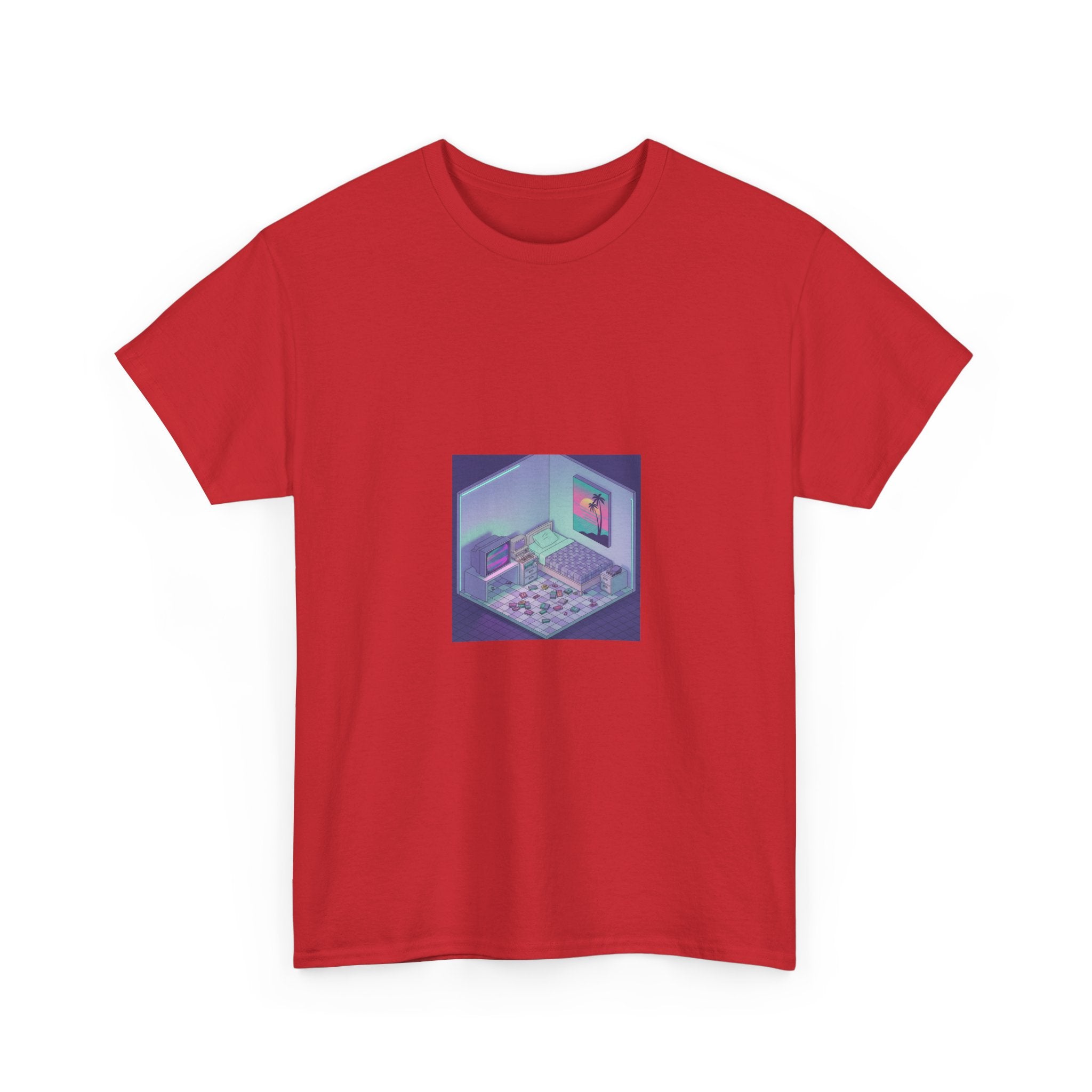 T-Shirt — Retro Vaporwave Computer Room Graphic Tee