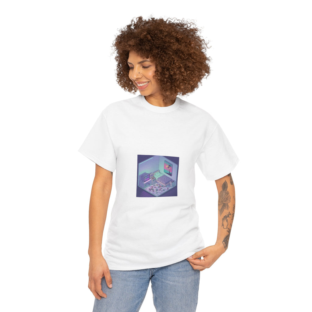T-Shirt — Retro Vaporwave Computer Room Graphic Tee