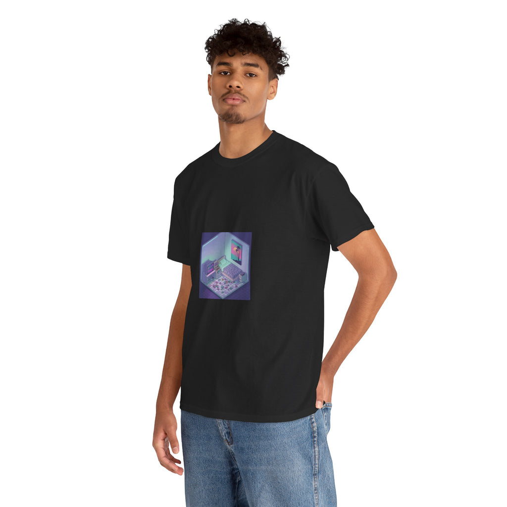 T-Shirt — Retro Vaporwave Computer Room Graphic Tee