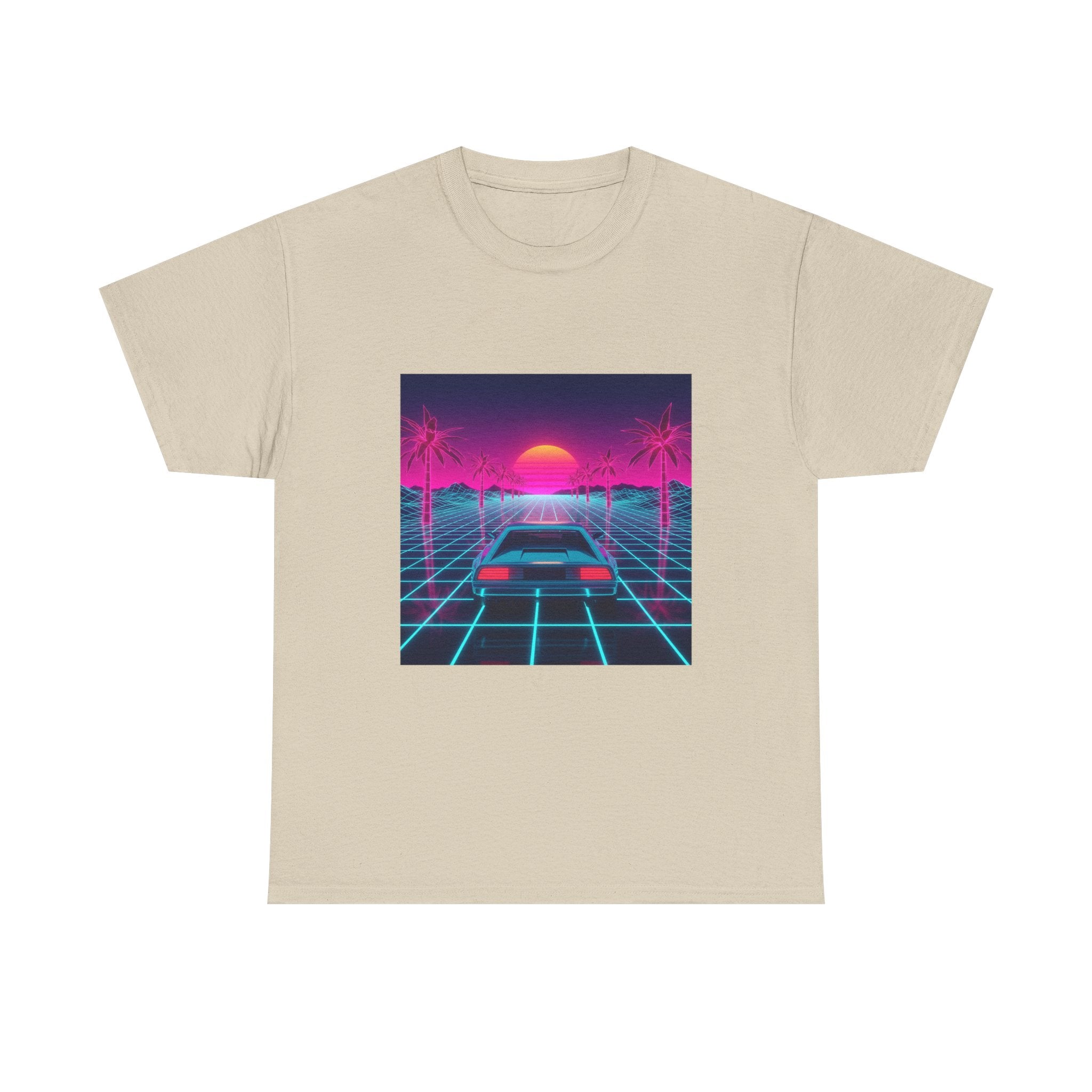 Retro Sunset Drive Tee - Vaporwave 80s Synthwave Car T-Shirt