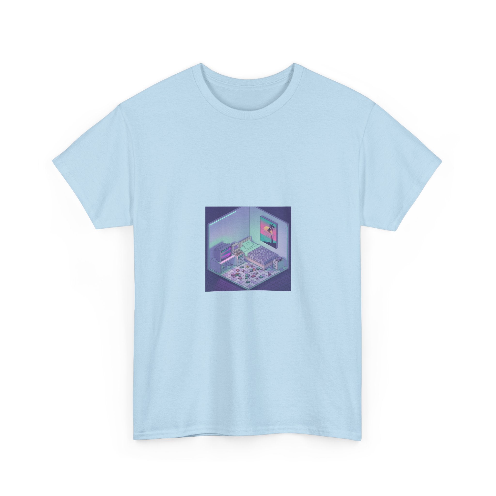 T-Shirt — Retro Vaporwave Computer Room Graphic Tee