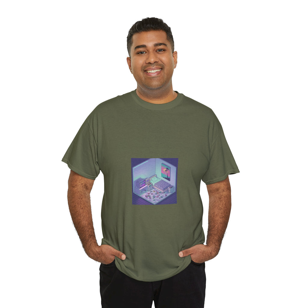 T-Shirt — Retro Vaporwave Computer Room Graphic Tee