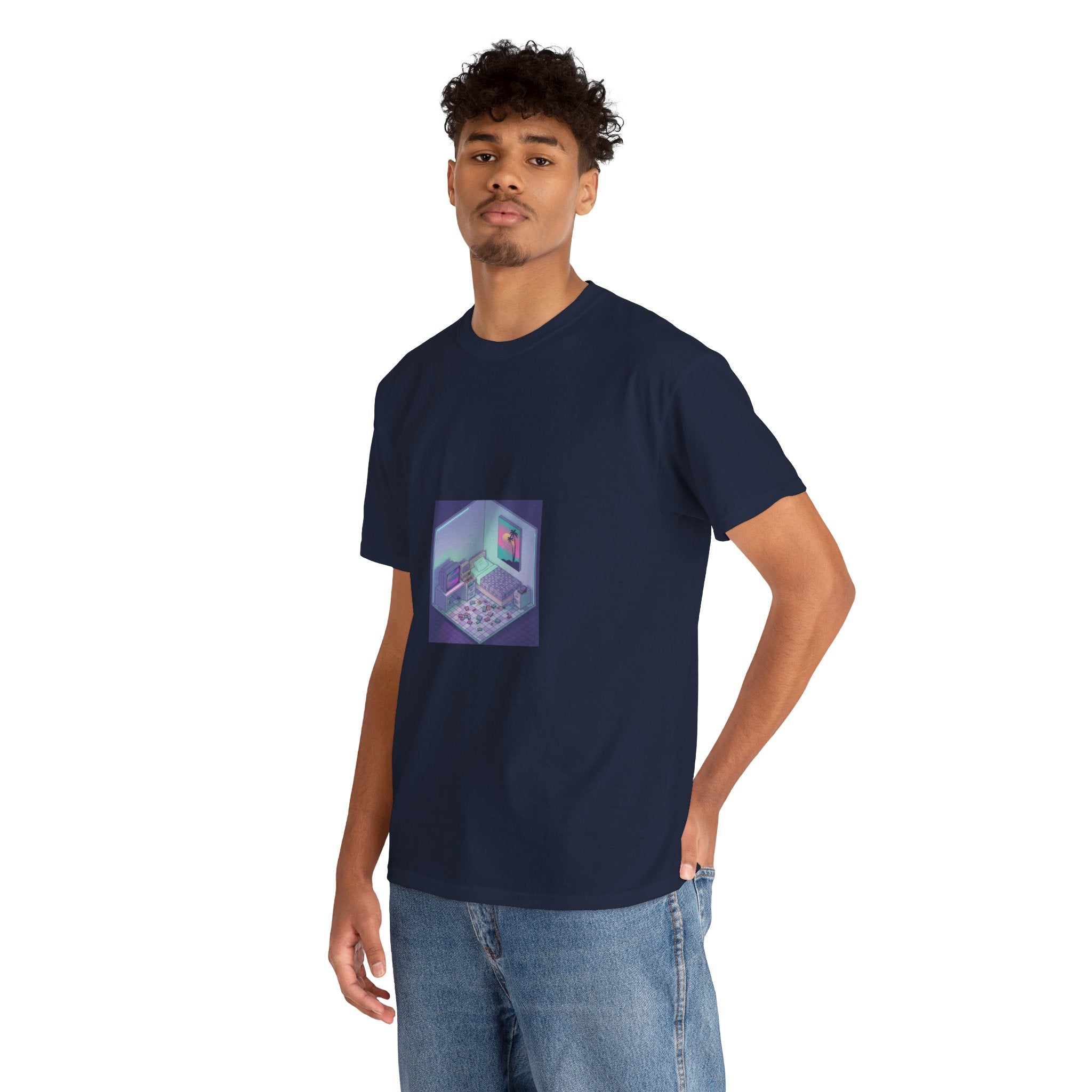 T-Shirt — Retro Vaporwave Computer Room Graphic Tee