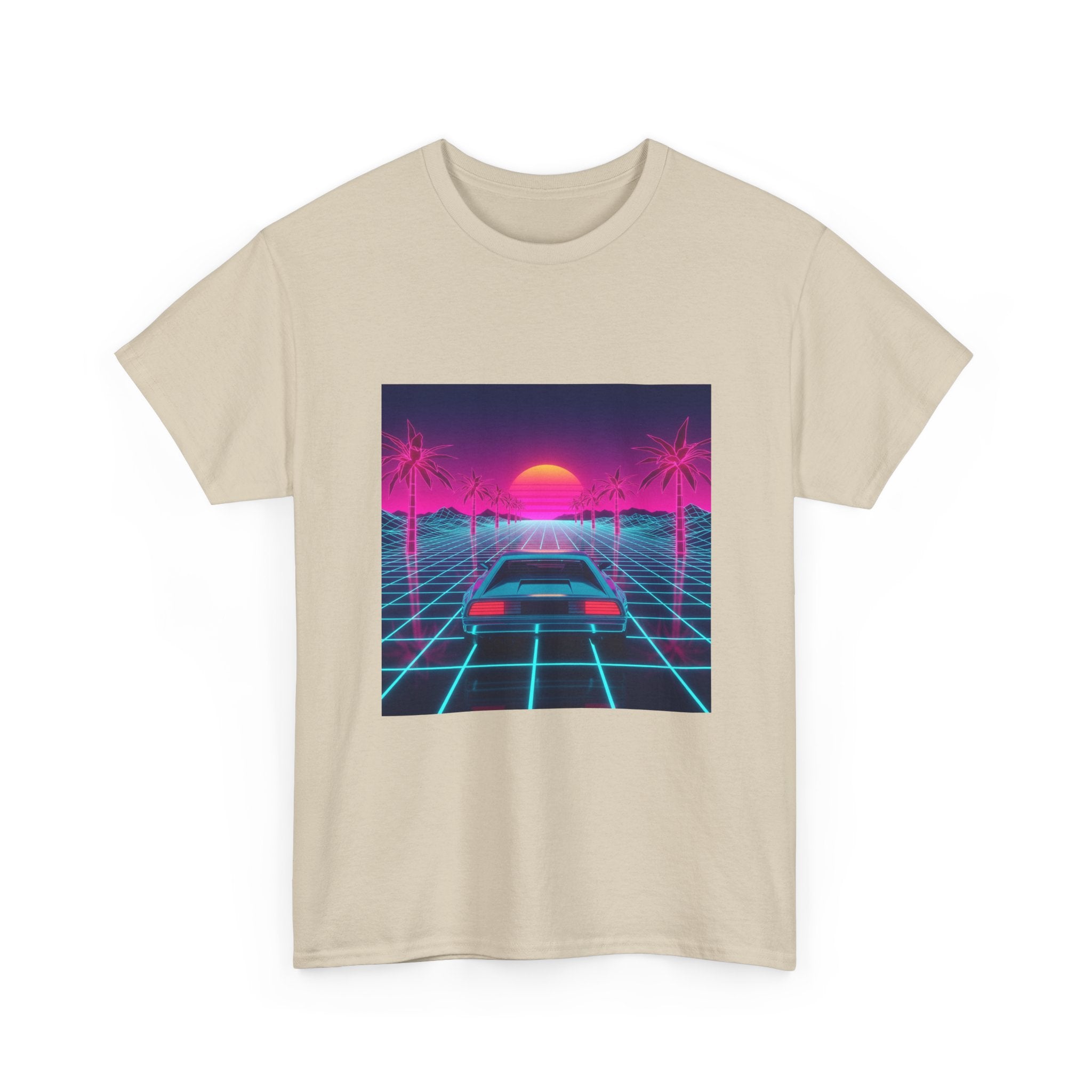 Retro Sunset Drive Tee - Vaporwave 80s Synthwave Car T-Shirt