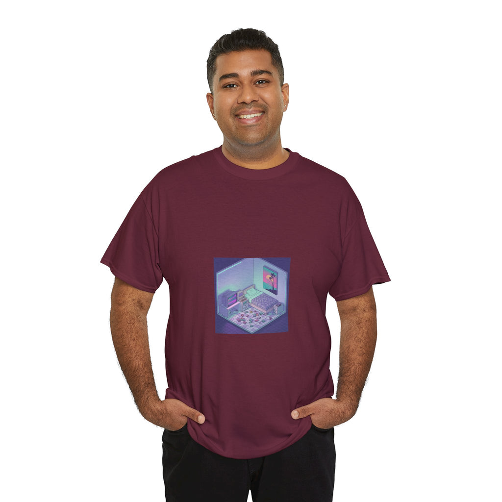 T-Shirt — Retro Vaporwave Computer Room Graphic Tee
