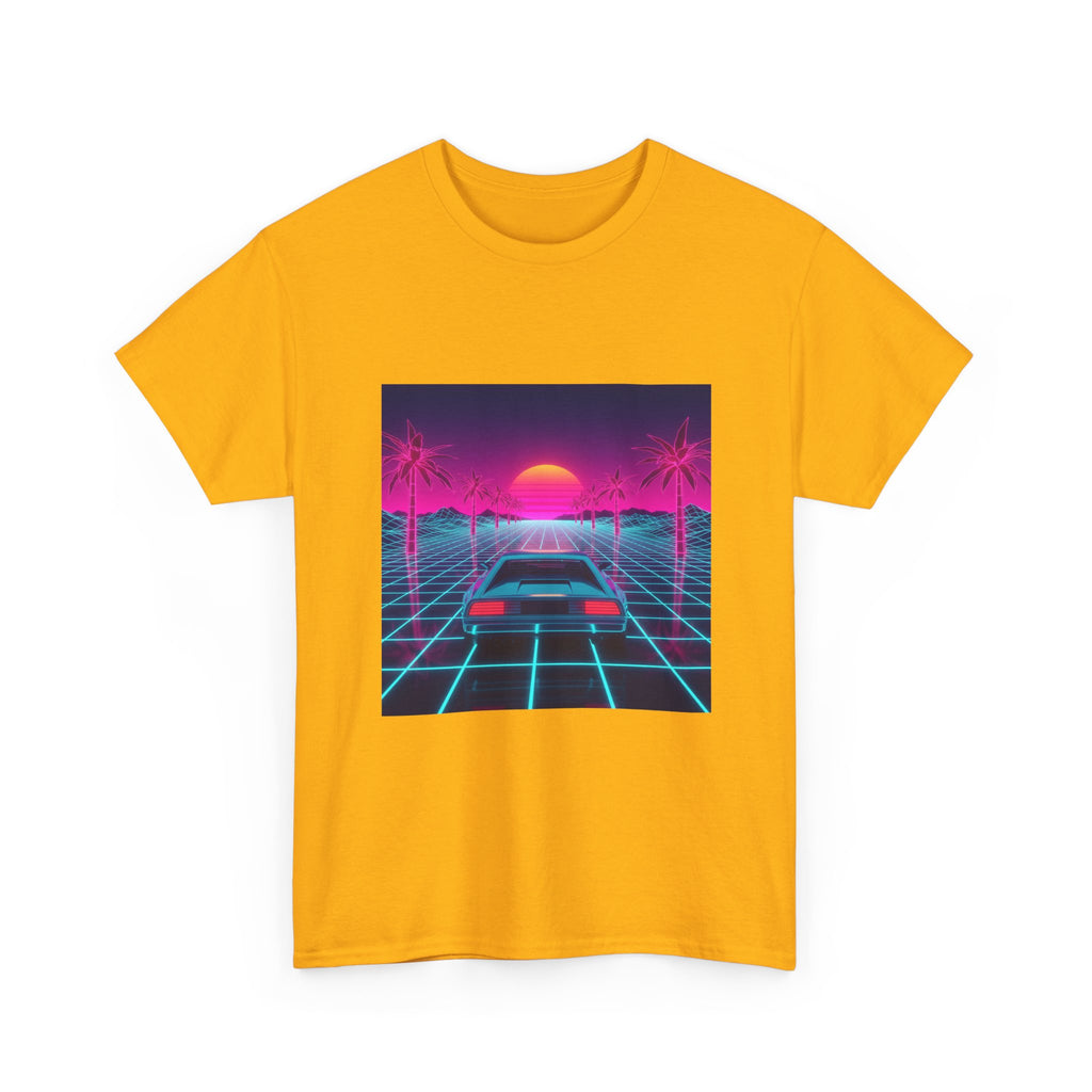 Retro Sunset Drive Tee - Vaporwave 80s Synthwave Car T-Shirt