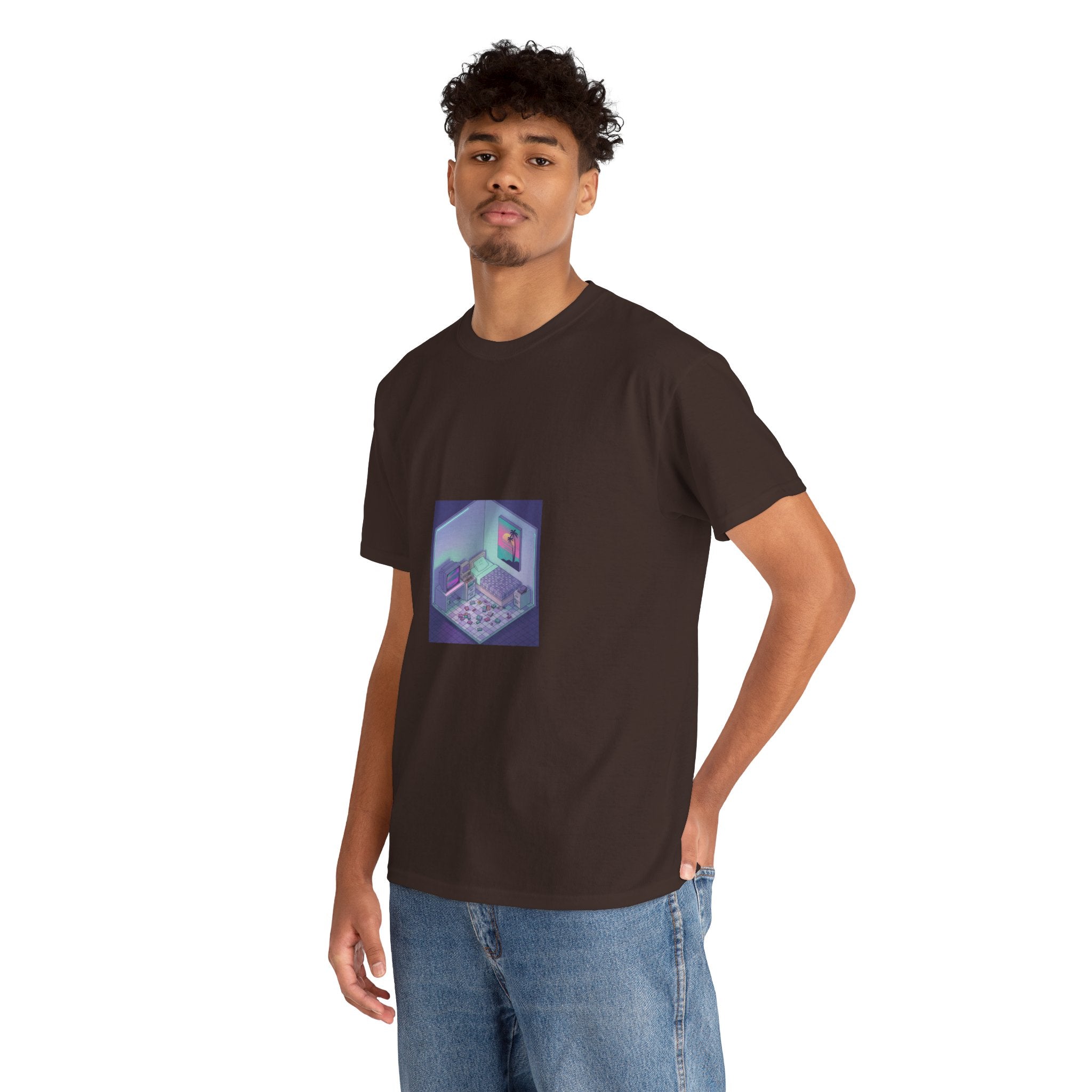 T-Shirt — Retro Vaporwave Computer Room Graphic Tee