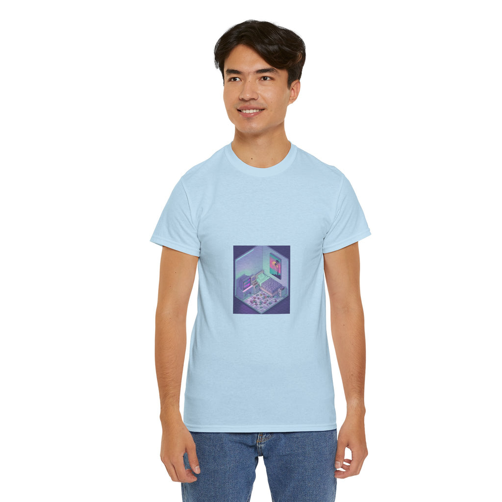 T-Shirt — Retro Vaporwave Computer Room Graphic Tee