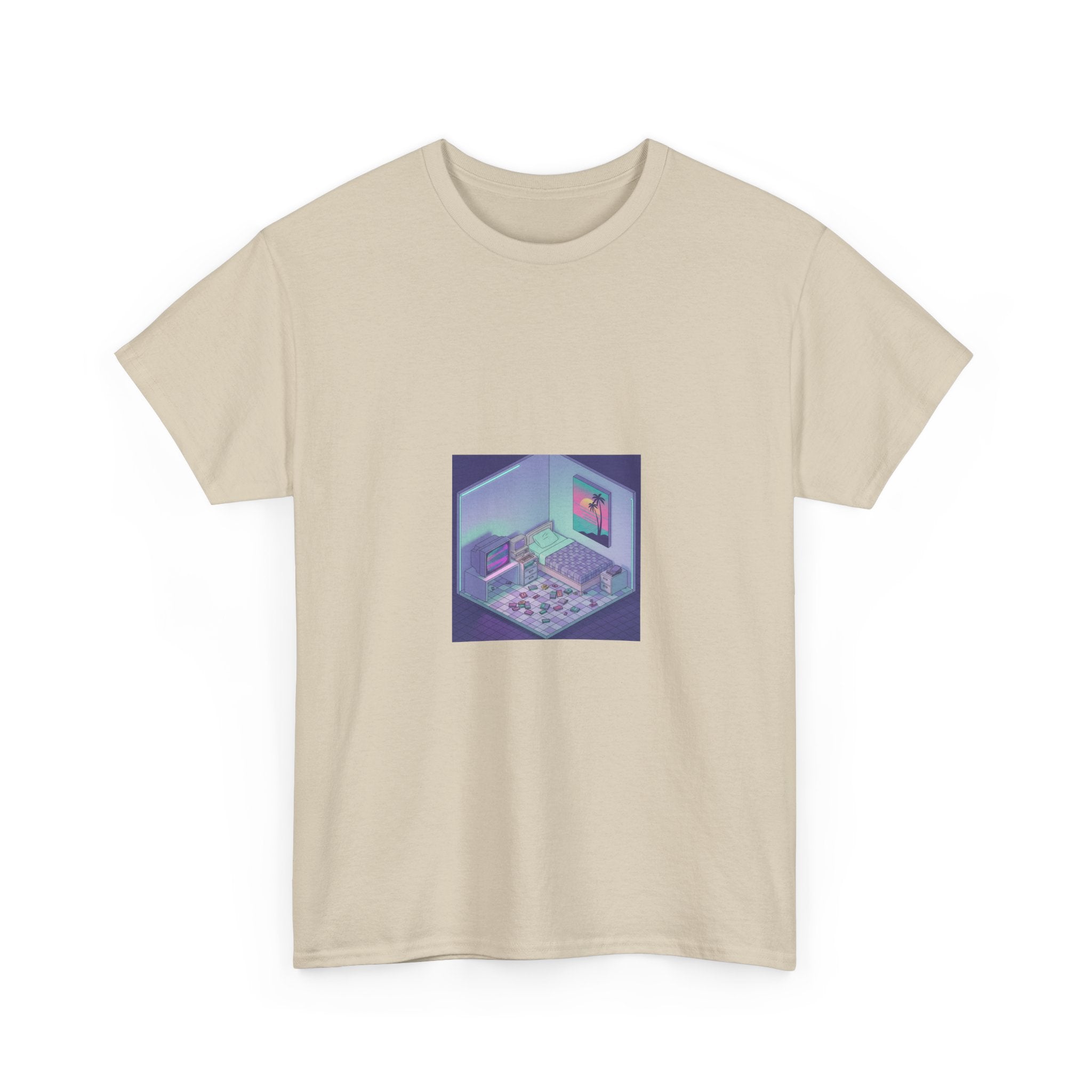 T-Shirt — Retro Vaporwave Computer Room Graphic Tee