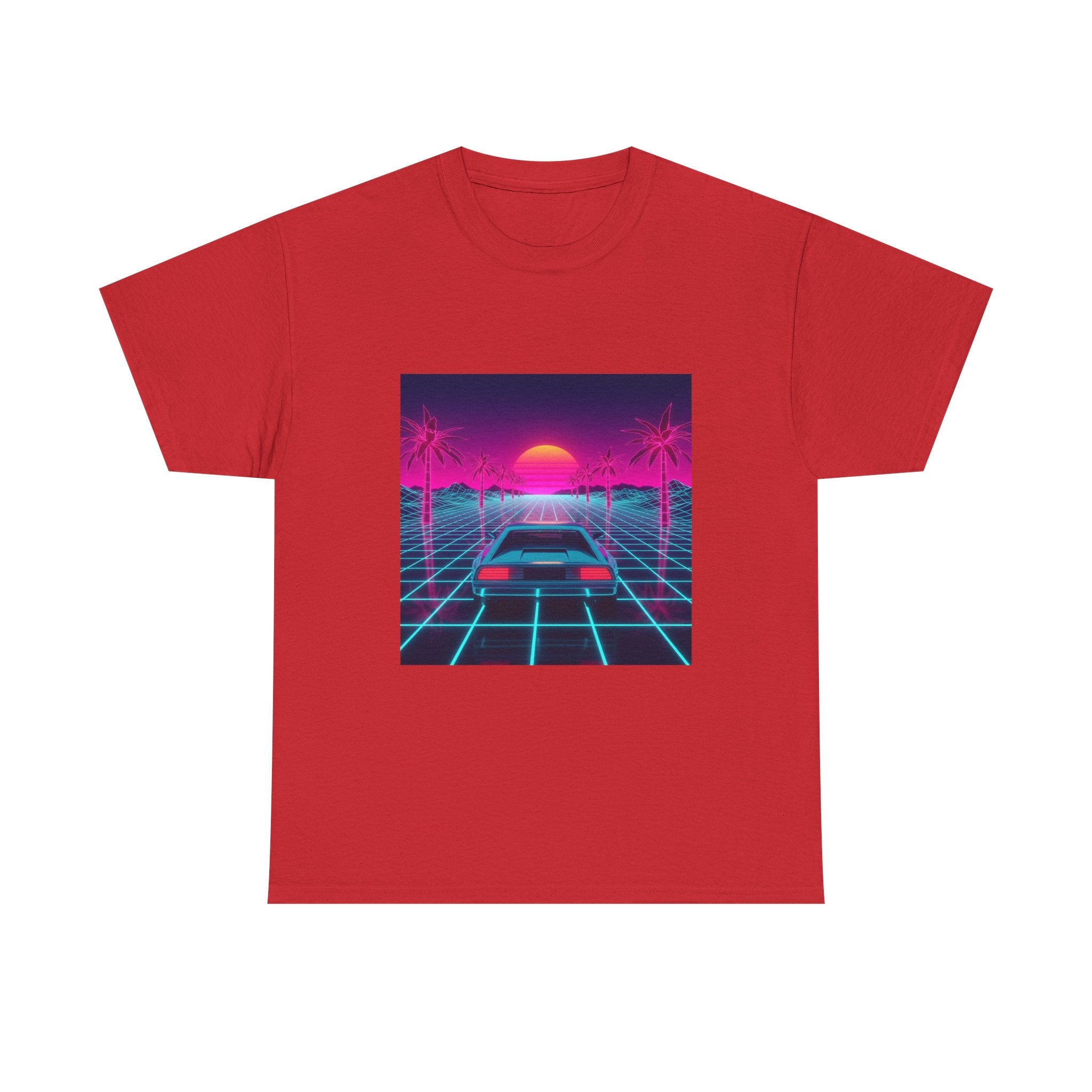 Retro Sunset Drive Tee - Vaporwave 80s Synthwave Car T-Shirt